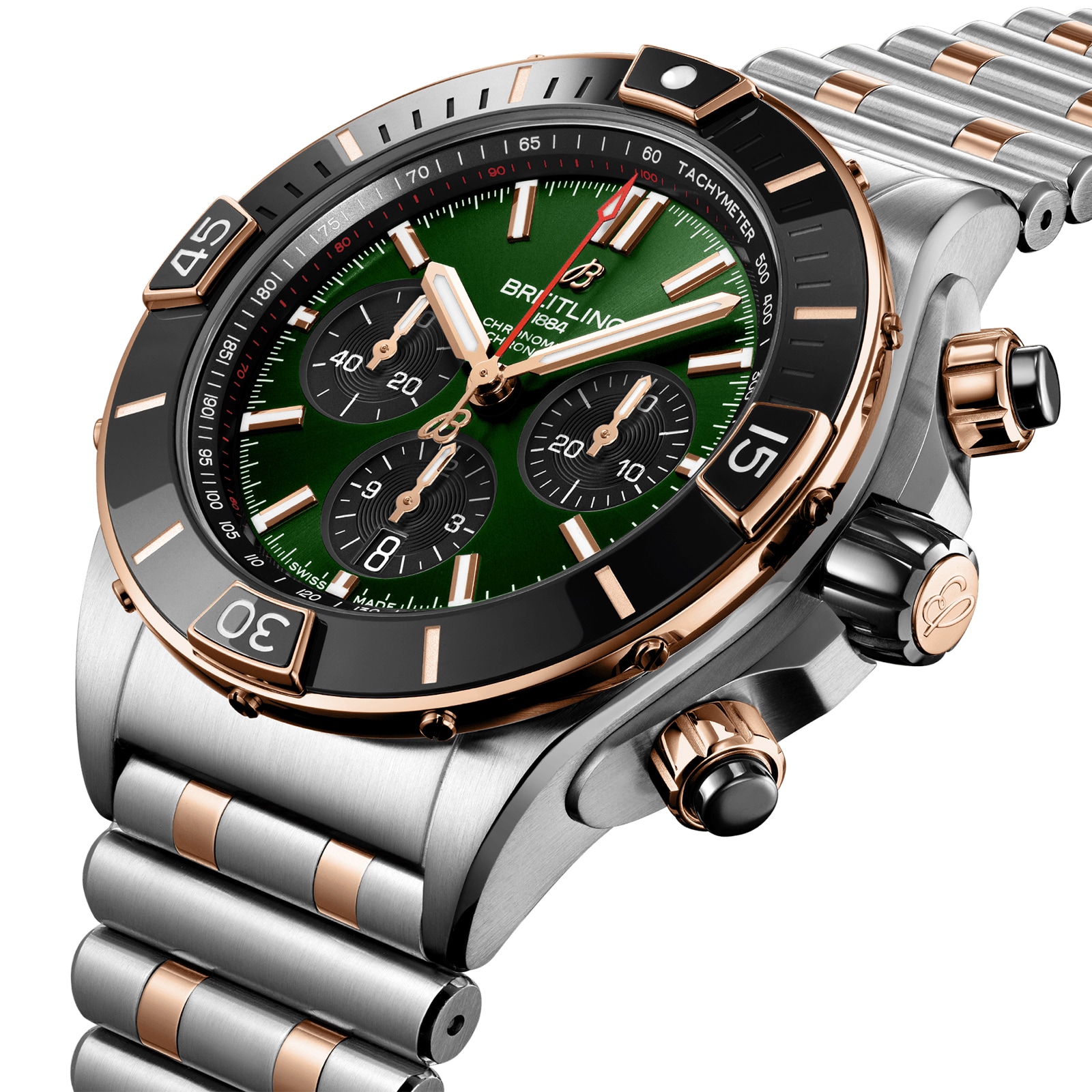 Breitling Super Chronomat B01 44 Stainless Steel & 18k Red Gold-P17532180