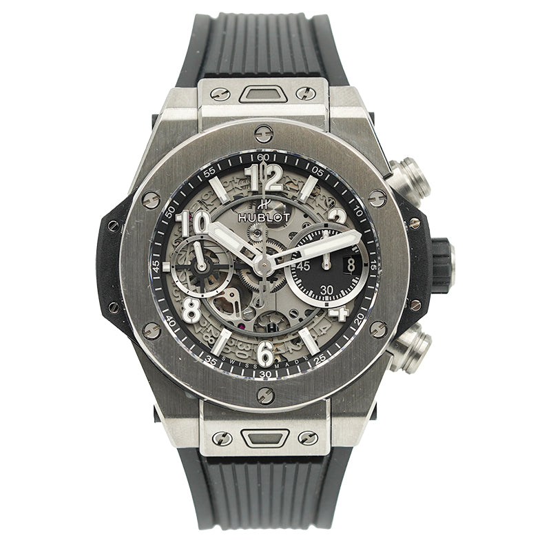 Hublot Big Bang Unico 42 Titanium 441.NX.1171.RX B&P Titanium Bezel '23