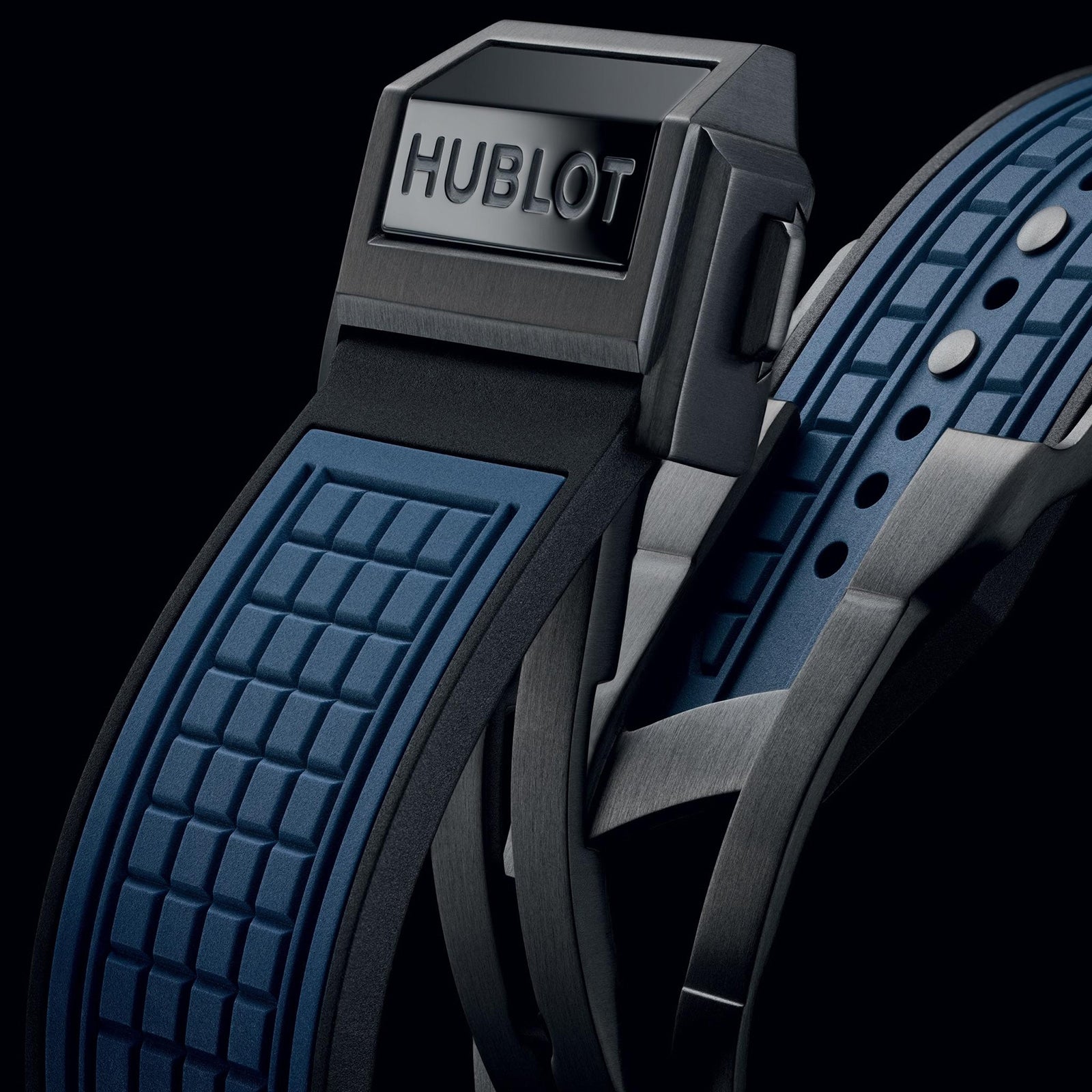 Hublot Square Bang Unico Blue Ceramic Men's