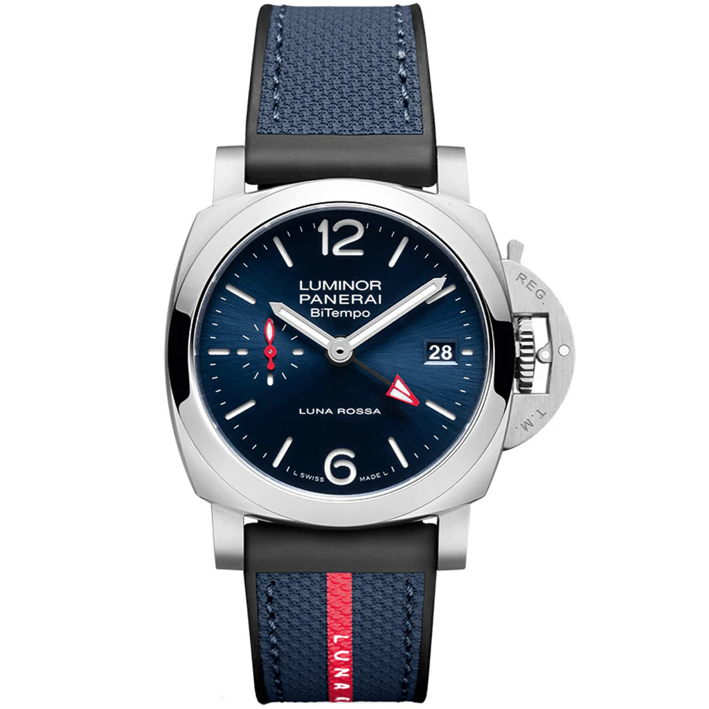 PANERAI Luminor Quaranta Bitempo Luna Rossa PAM01404 - 40mm Women's