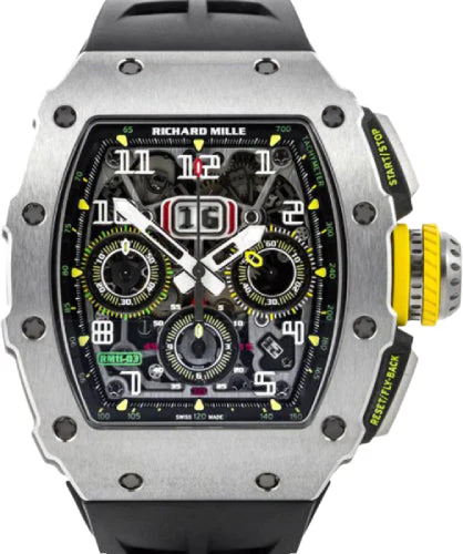 Richard Mille Chronograph Titanium 50mm Openworked Dial | RM11-03