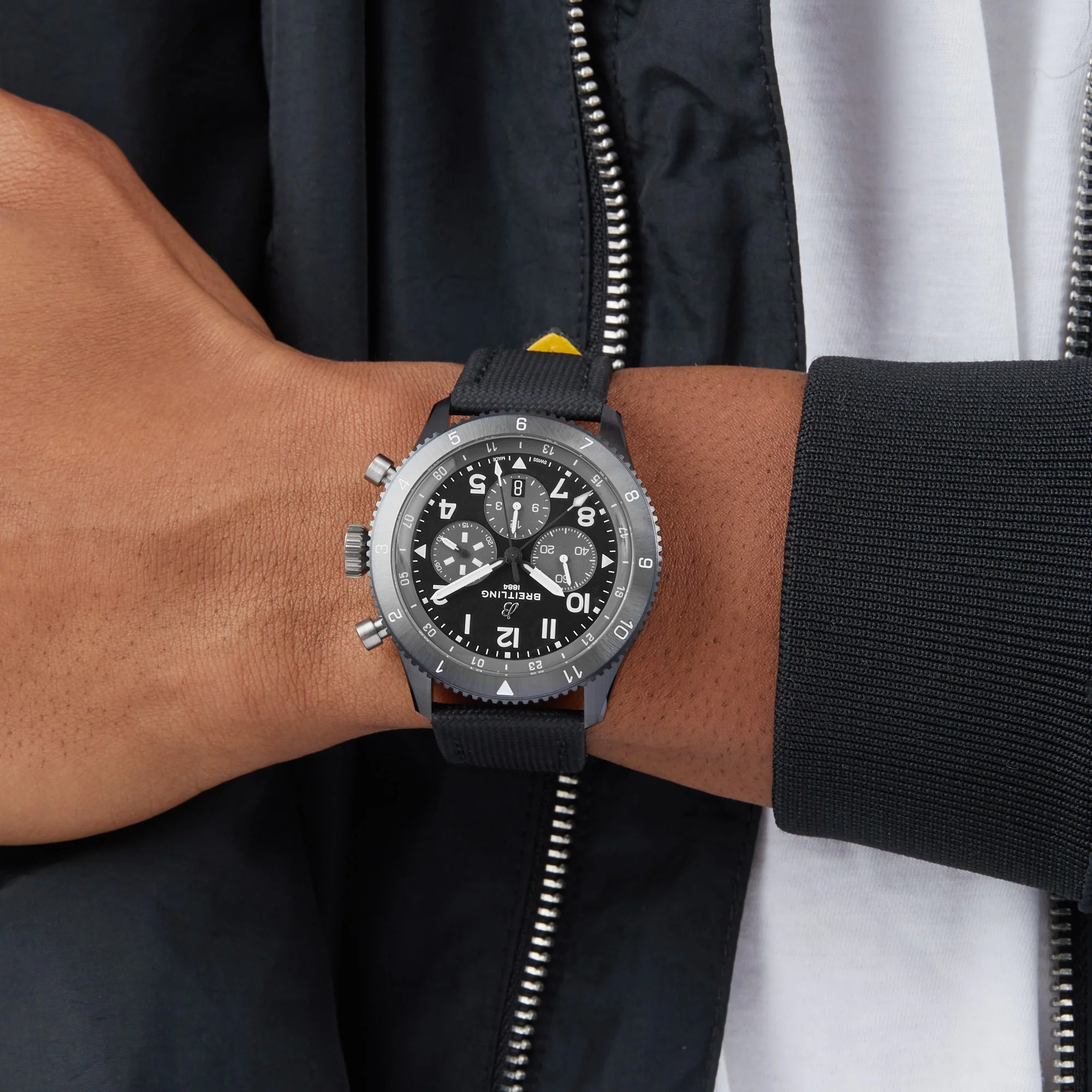 Breitling Super AVI B04 Chronograph GMT Mosquito Night Men's Aviator