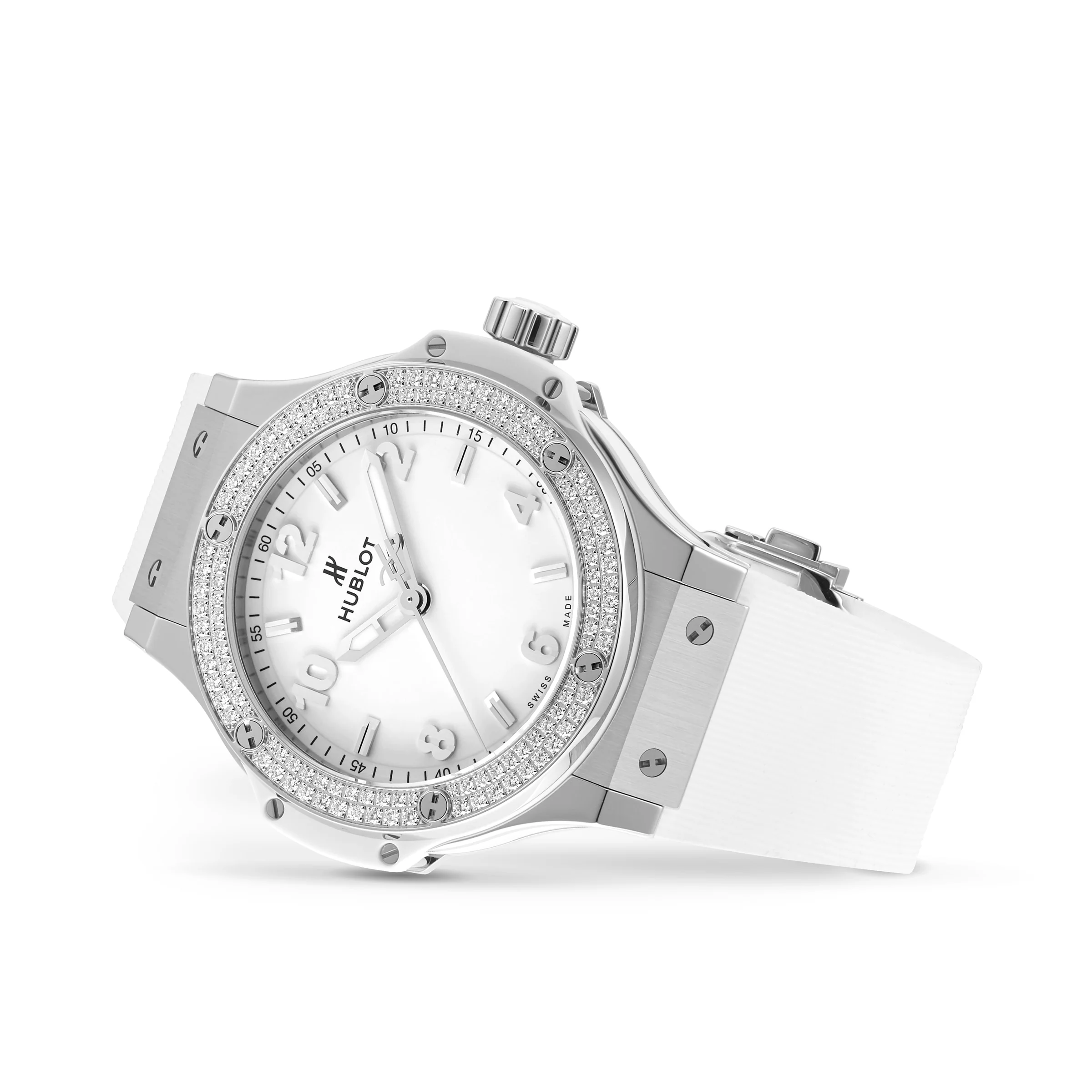 Hublot Big Bang Steel White Diamonds Women's