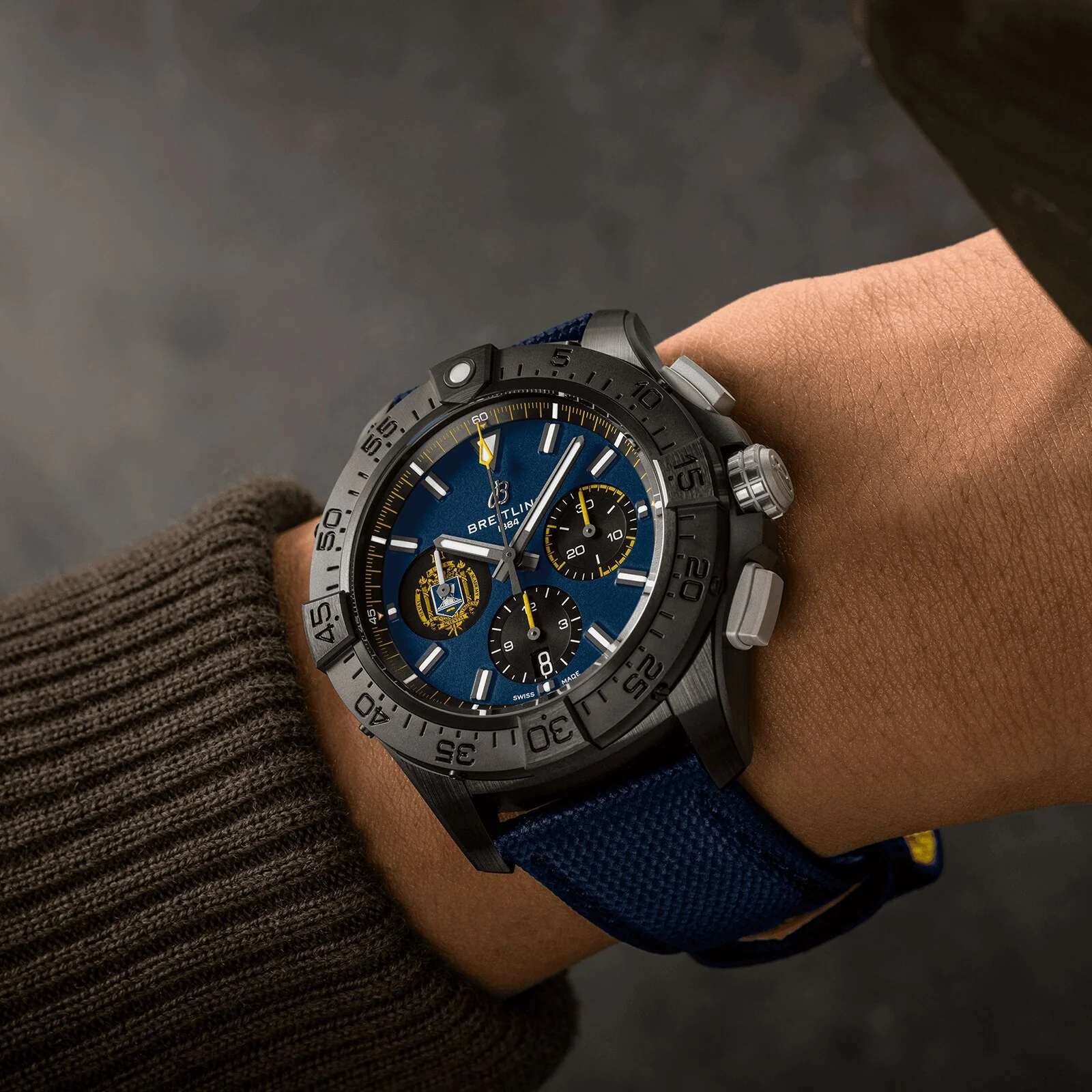 Breitling Avenger B01 Chronograph 44 Night Mission US Naval Academy Men's