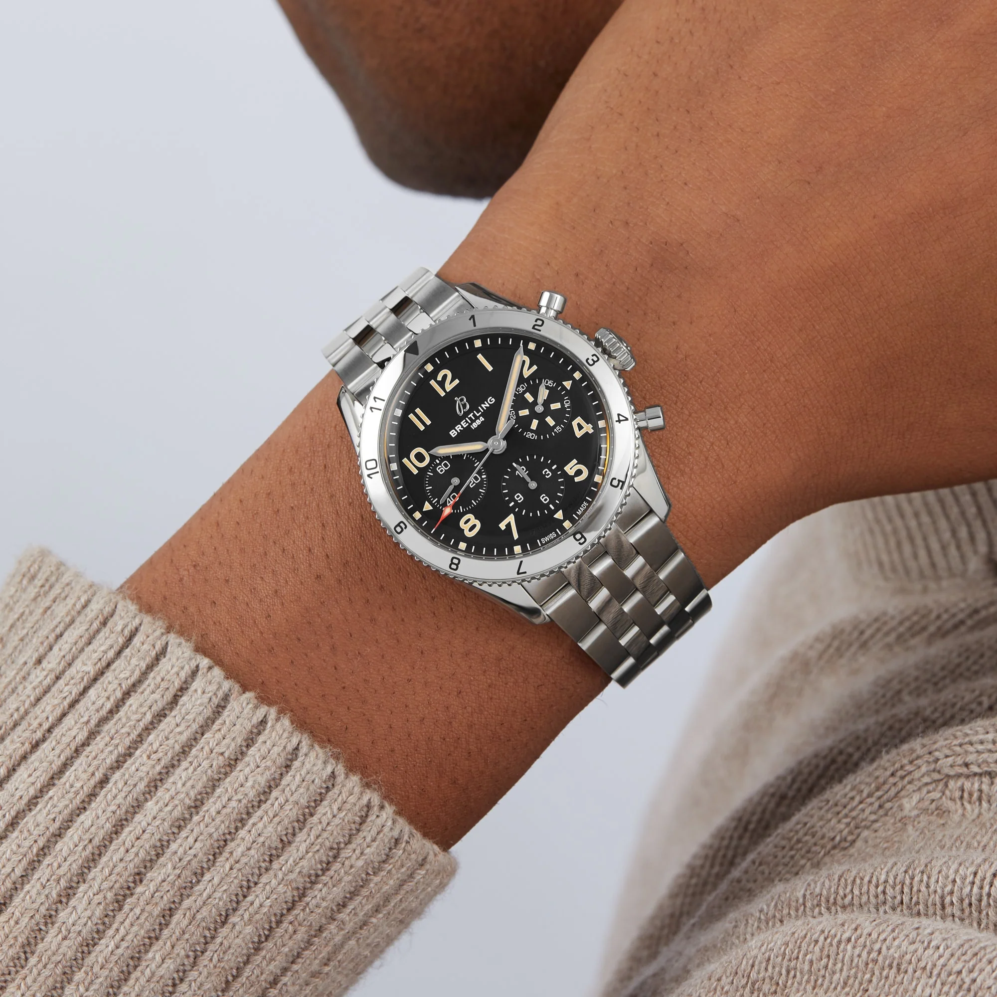 Breitling Classic AVI Chronograph 42 P-51 Mustang Men's Aviator