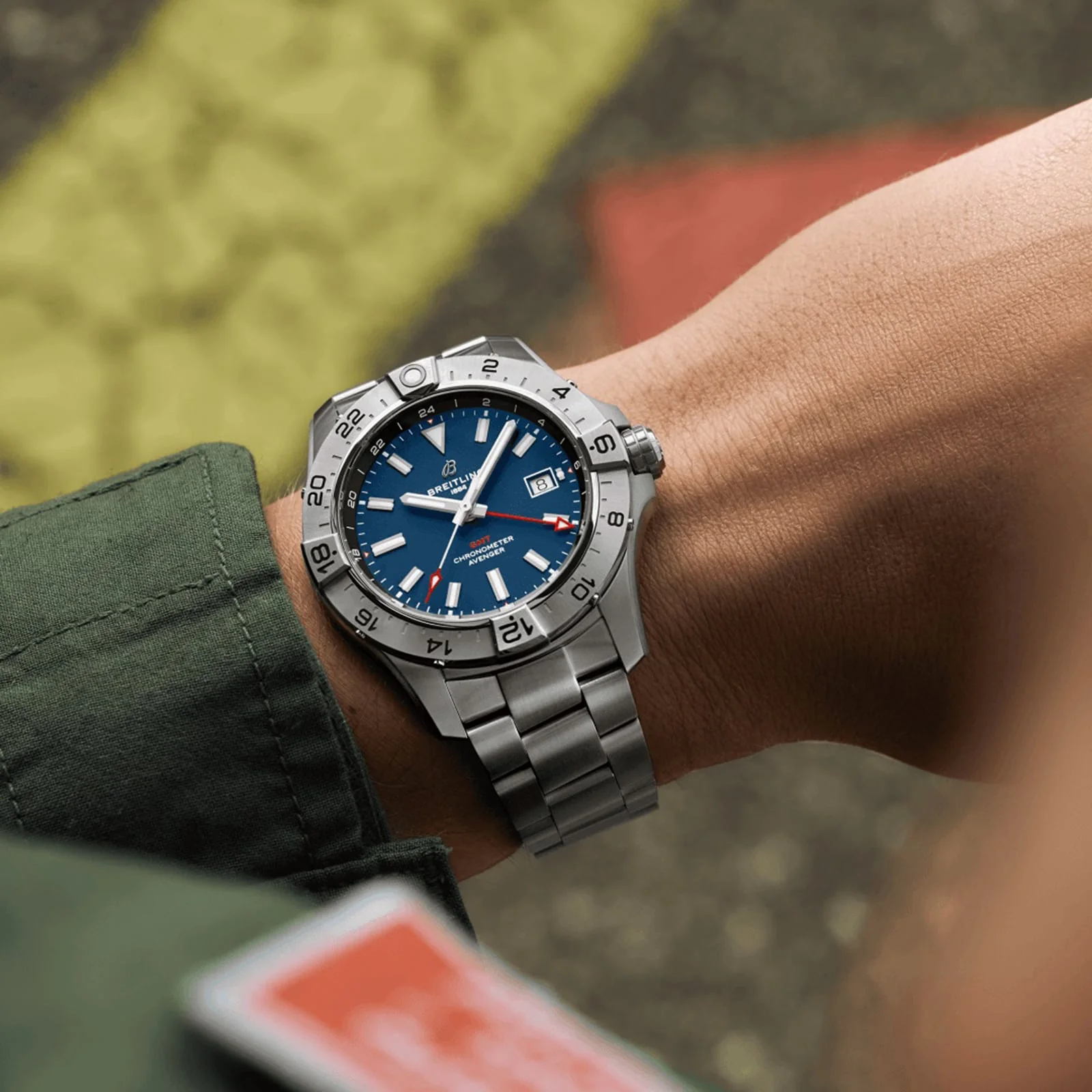 Breitling Avenger Automatic GMT 44 Men's