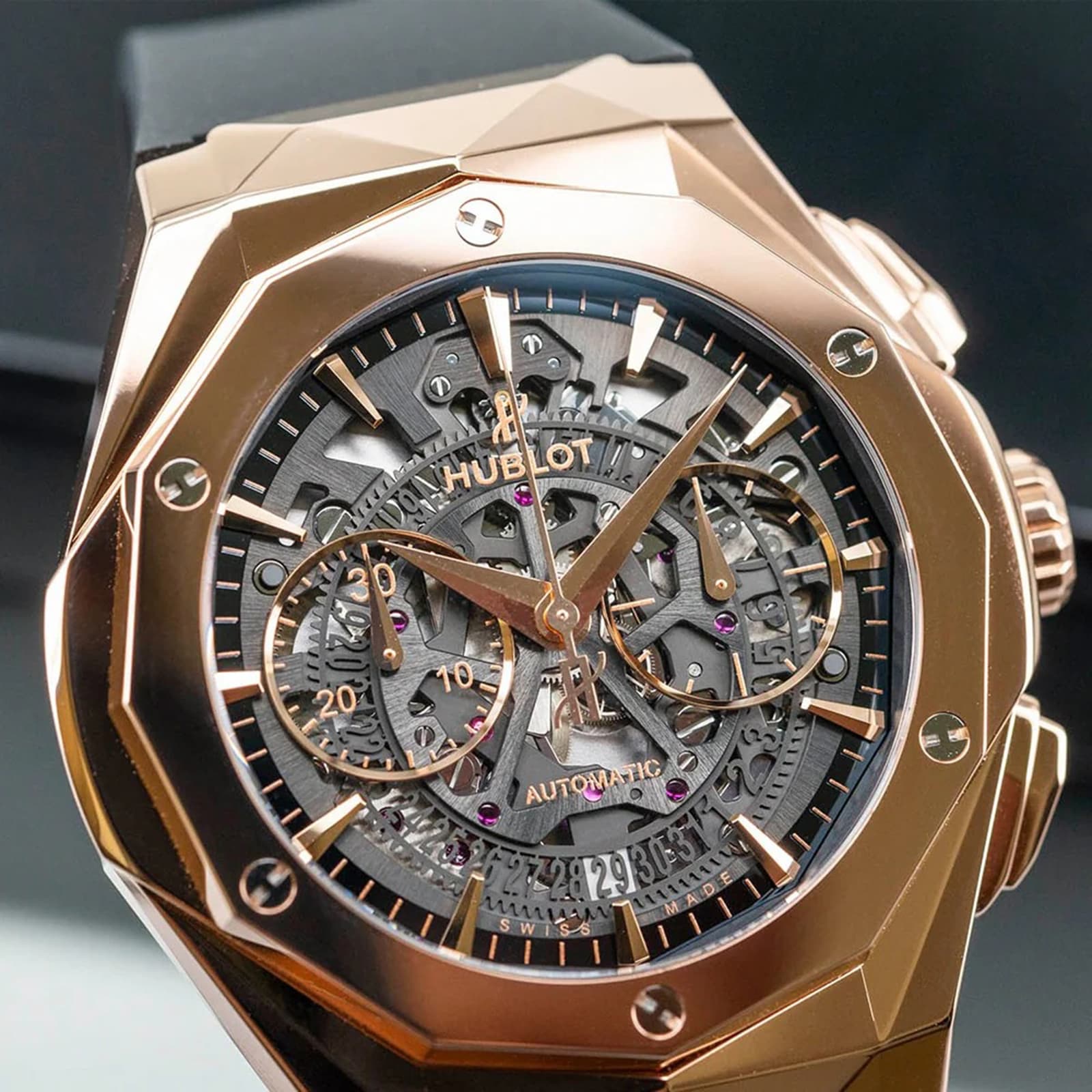 Hublot Classic Fusion Aerofusion King Gold Men's