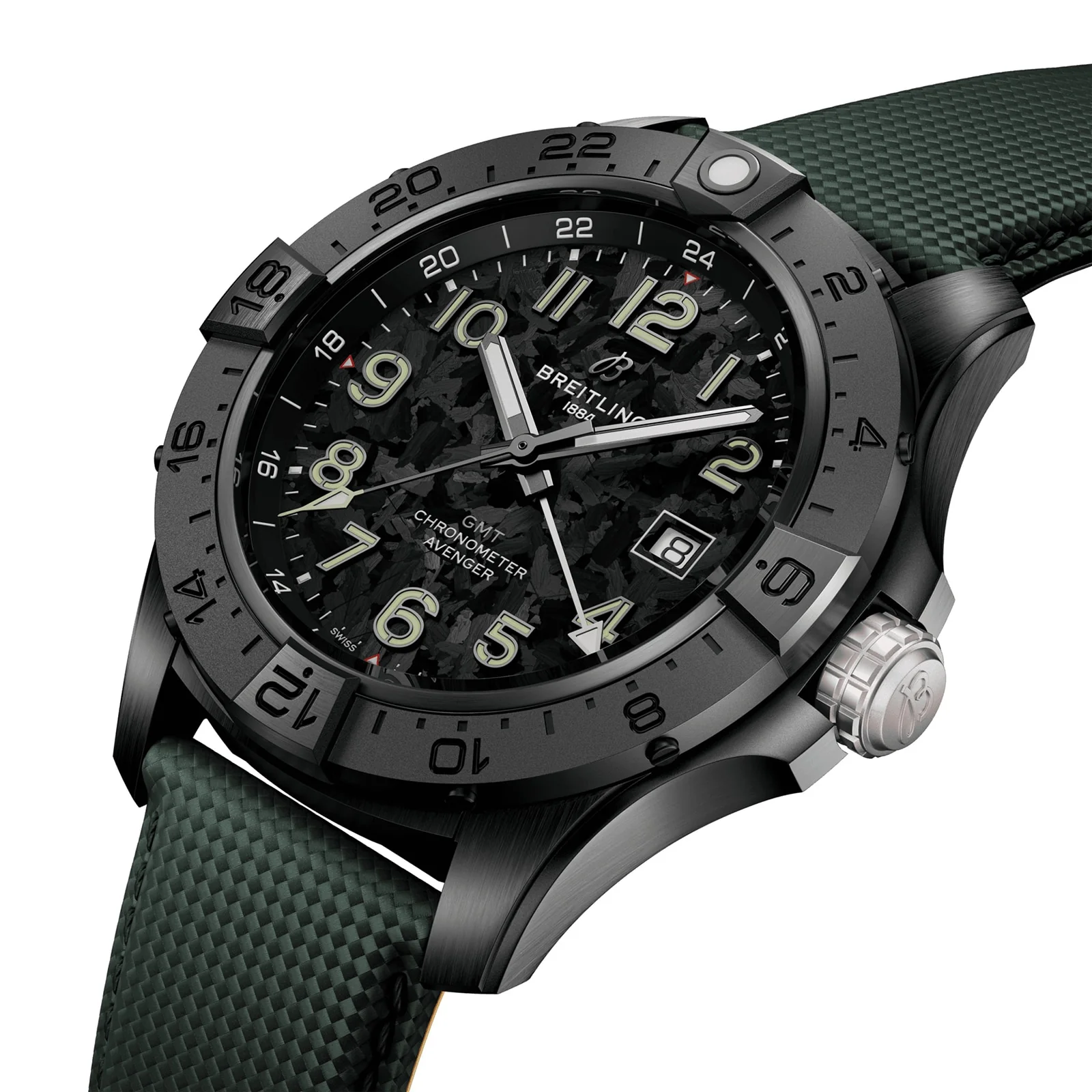 Breitling Avenger Automatic GMT 44 Night Mission Men's