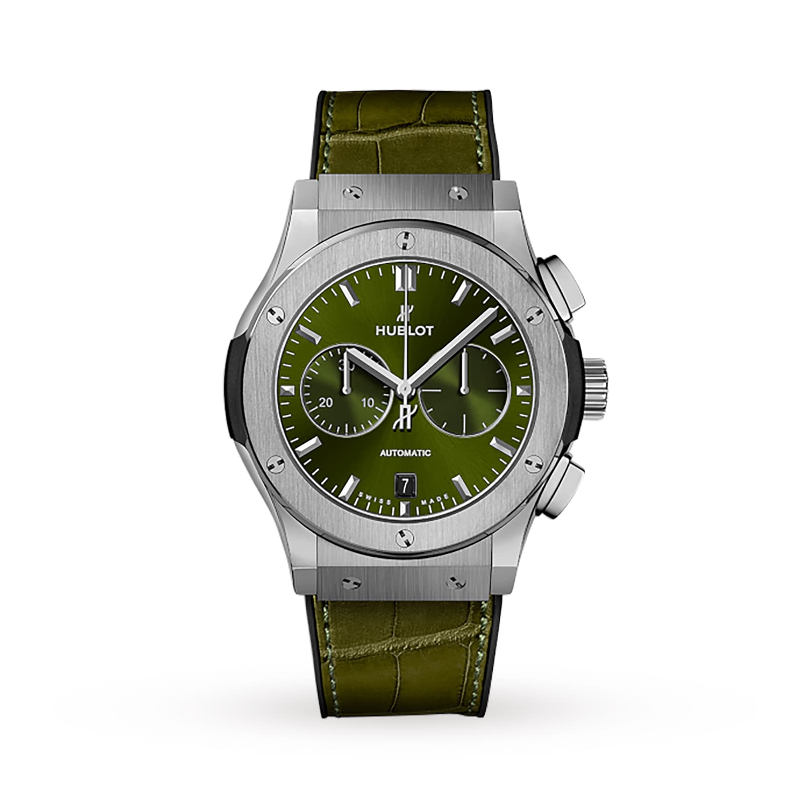 Hublot Classic Fusion Chronograph Titanium Green Men's