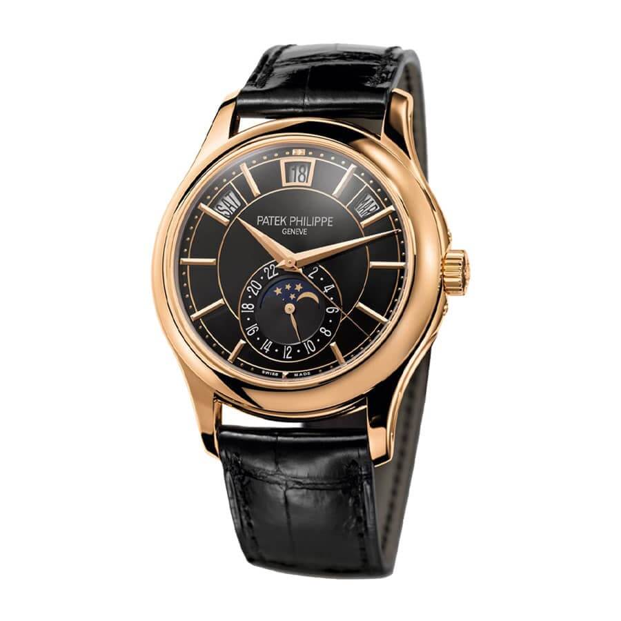 Patek Leather Black 5205R-010 Replica