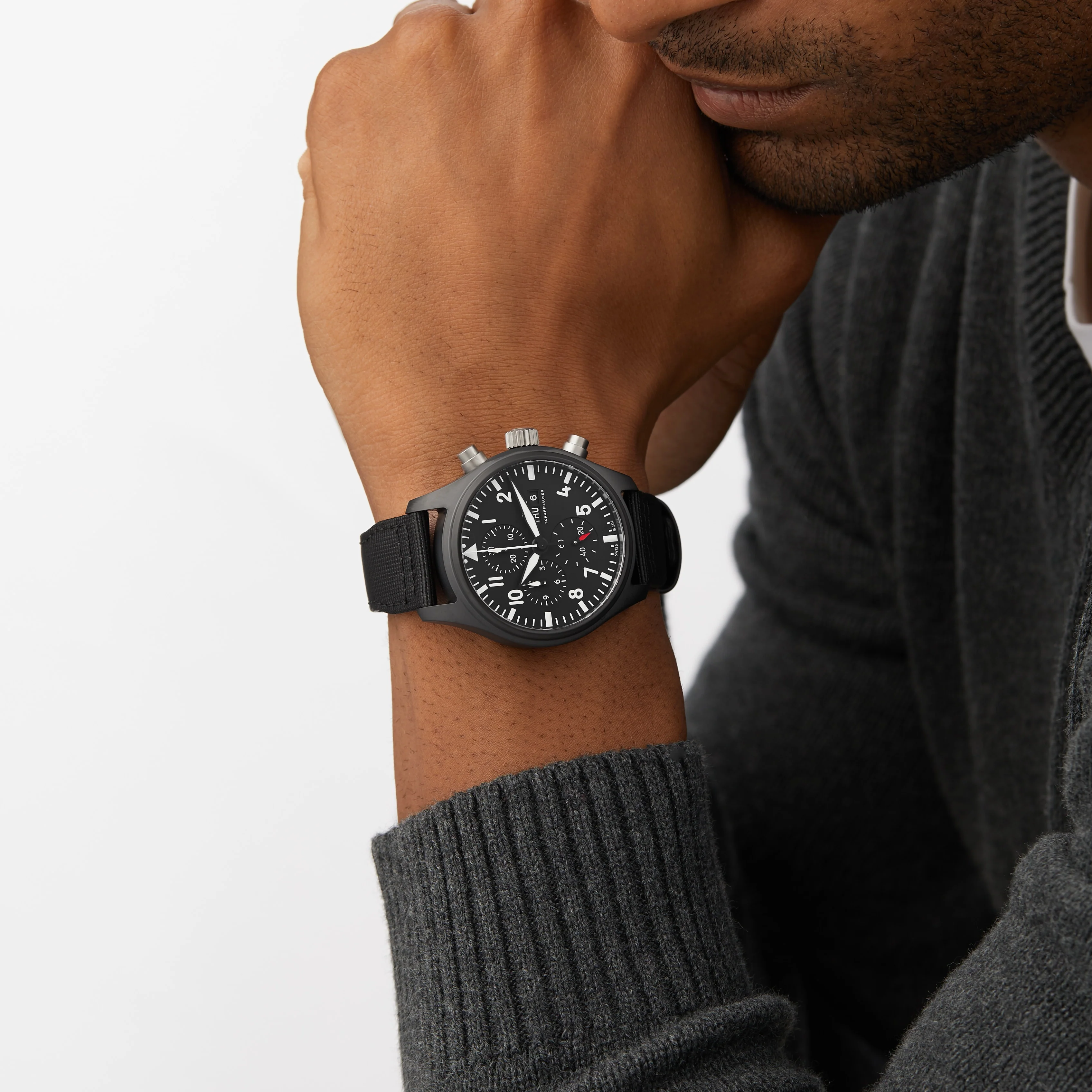 IWC Pilot's Watch Chronograph Top Gun Men's