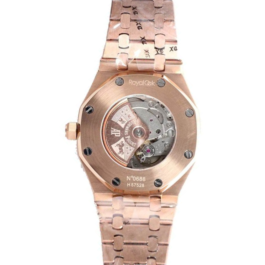 Audemars Piguet Royal Oak Iced Out Rose Gold Replica Audemars Piguet