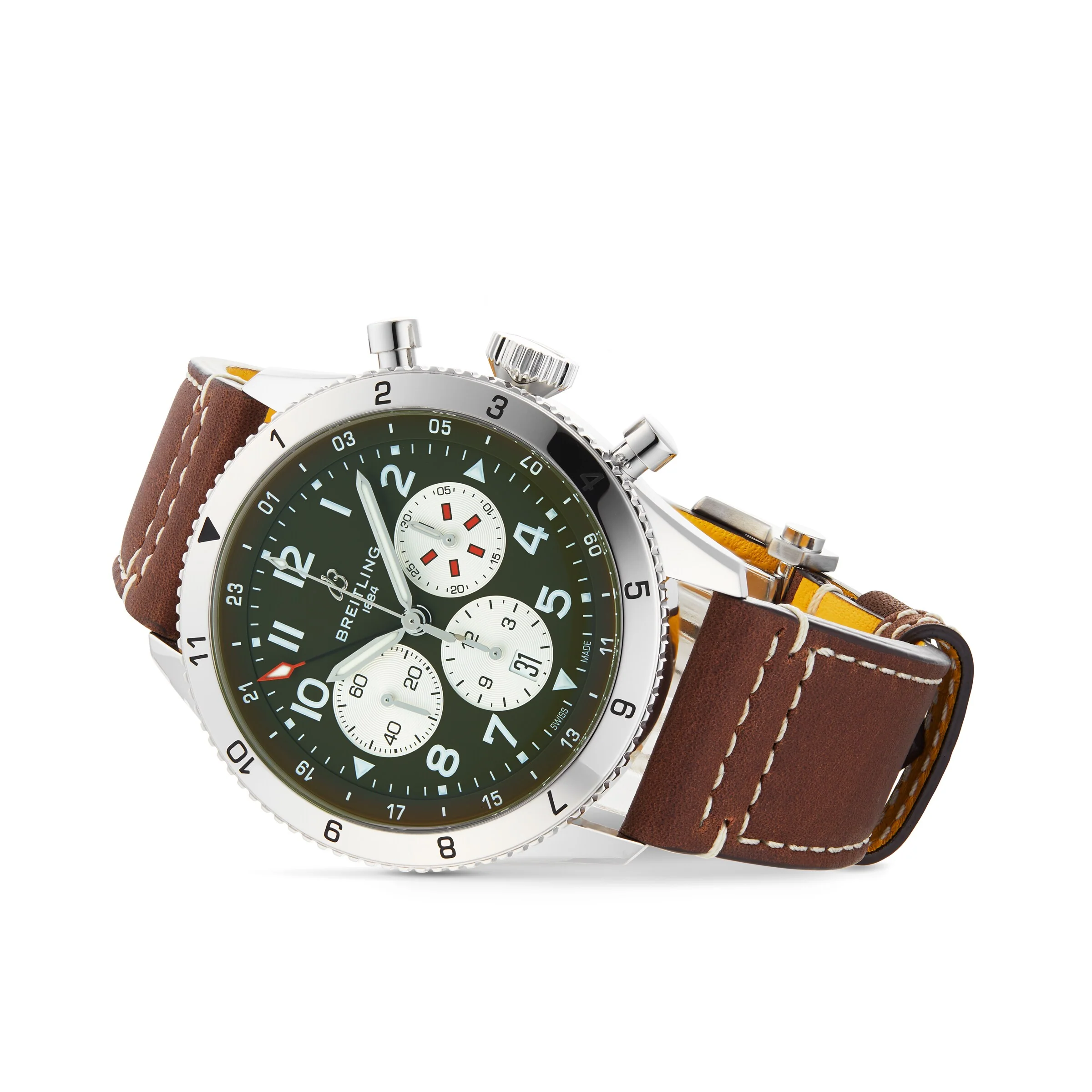 Breitling Super AVI B04 Chronograph GMT 46 Curtiss Warhawk Men's Aviator