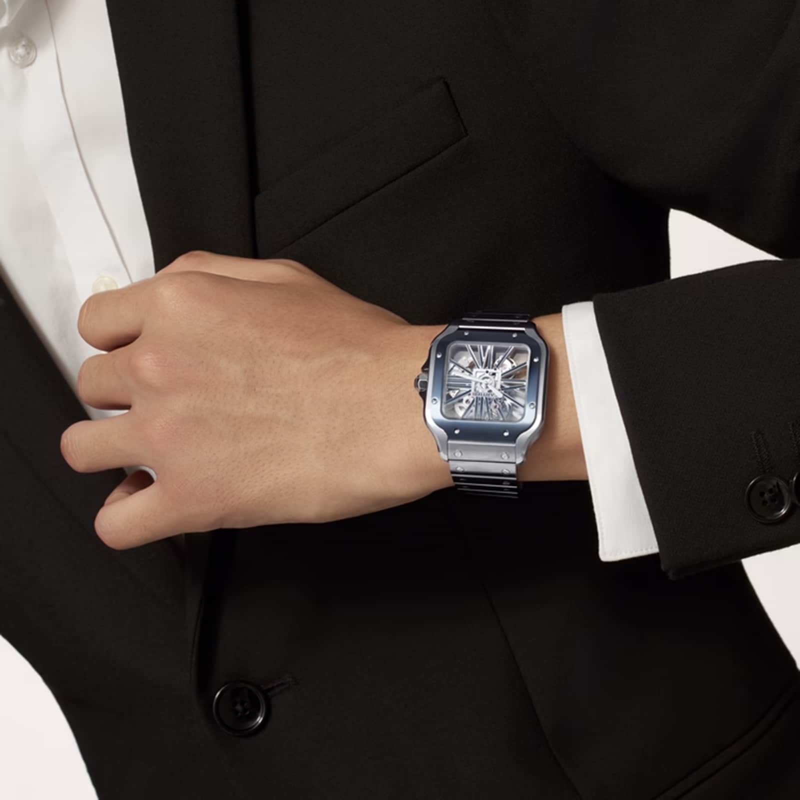 Cartier Santos de Cartier Skeleton Men's