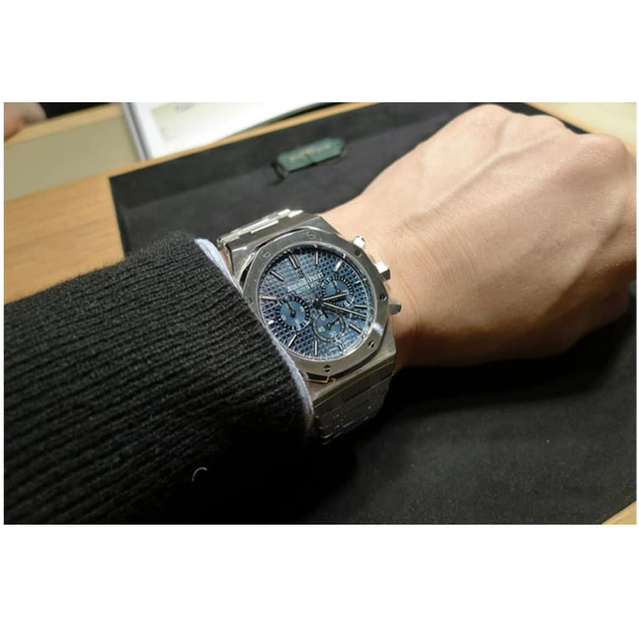 AP Blue Dial Replica Audemars Piguet