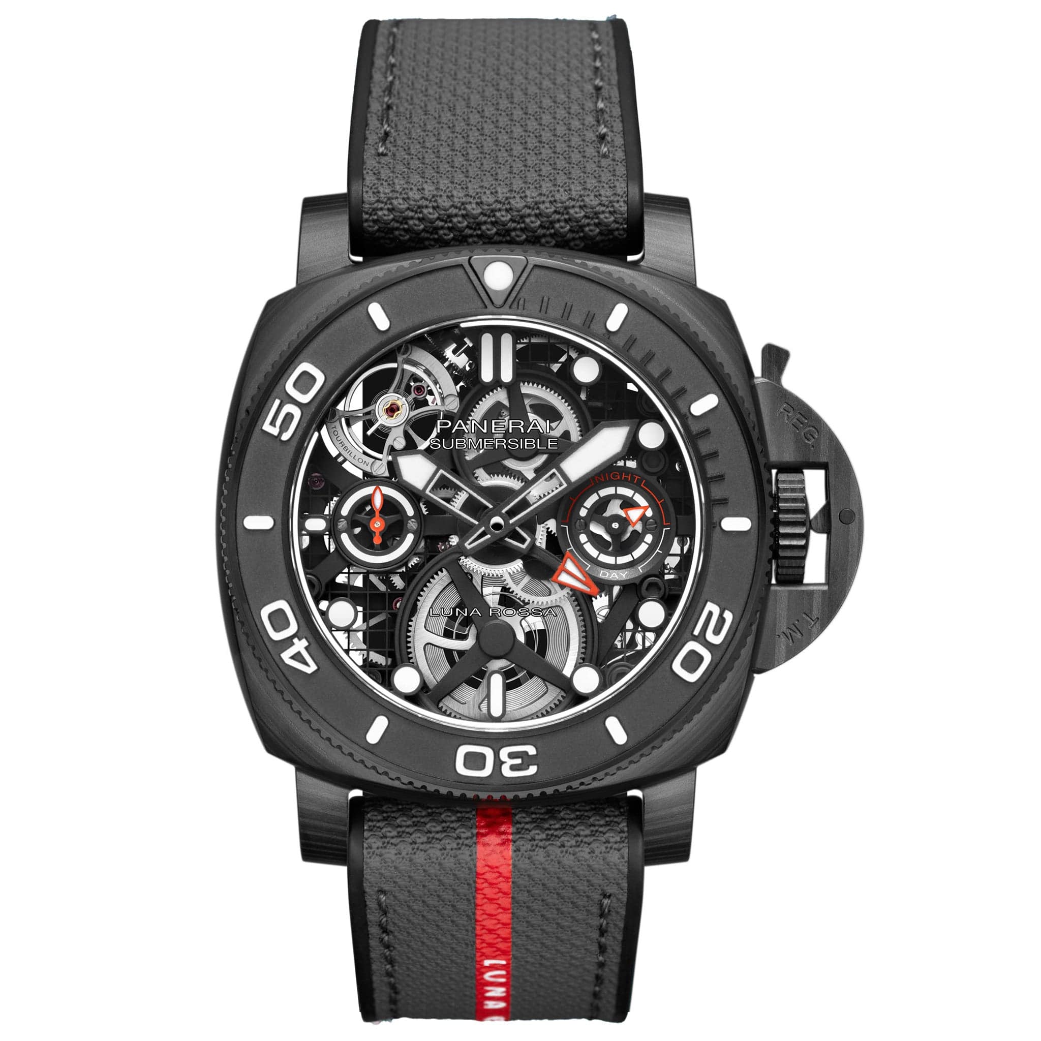 PANERAI Submersible Tourbillon GMT Luna Rossa Experience Edition PAM01405 Men's