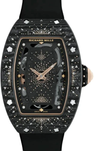 Richard Mille Automatic Winding Intergalactic Starry Night Carbon TPT Diamond Set Bezel | RM07-01