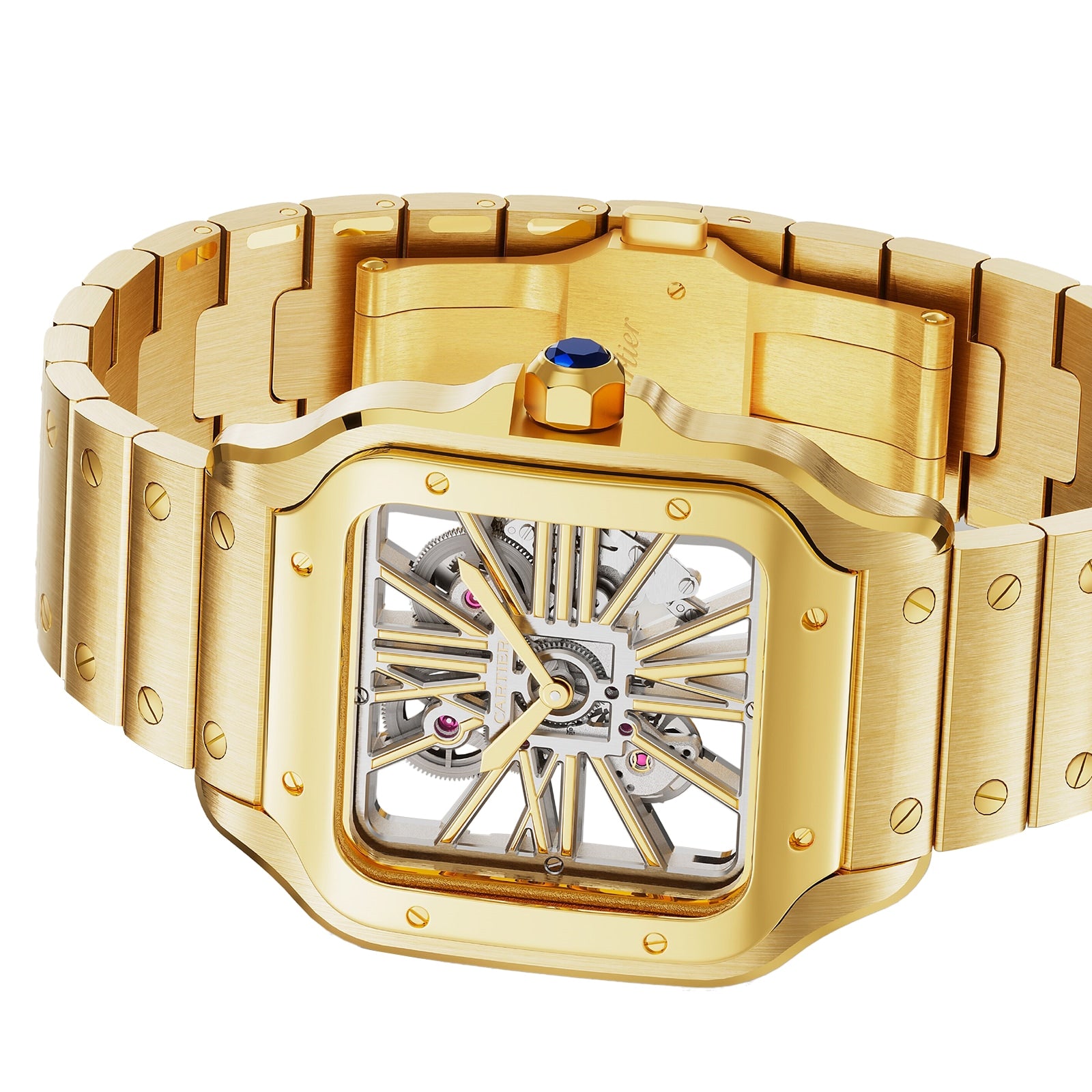 Cartier Santos de Cartier Skeleton Men's
