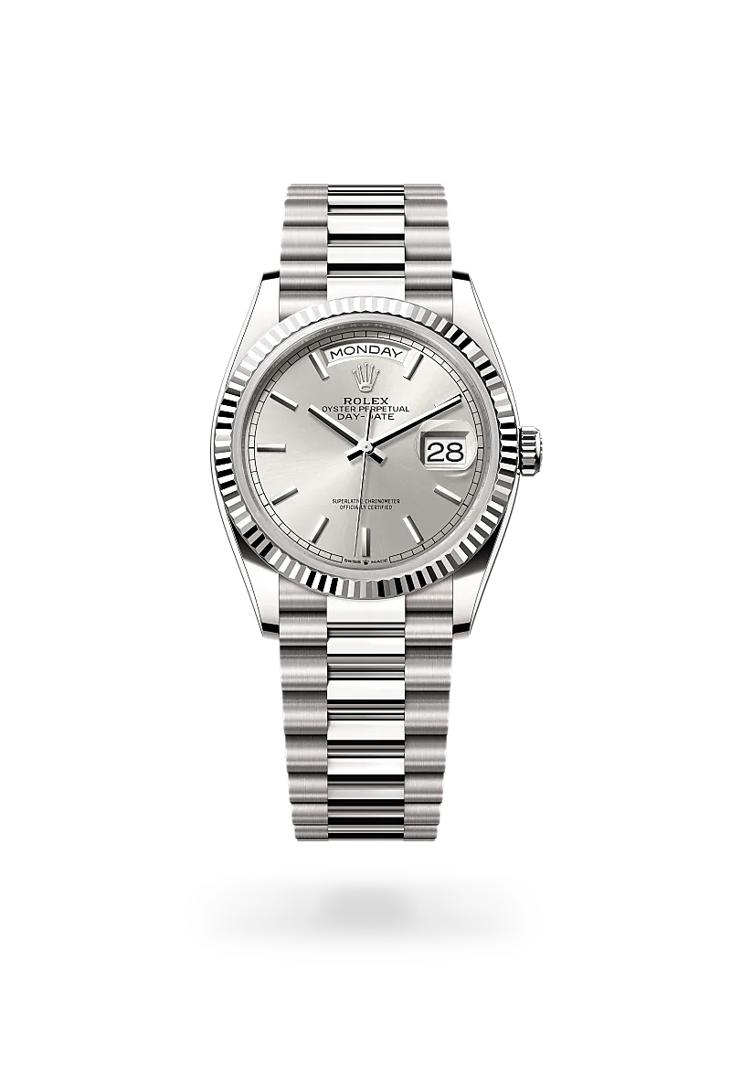 Rolex Day-Date 36 in 18 kt white gold, M128239-0005 | Walters & Hogsett