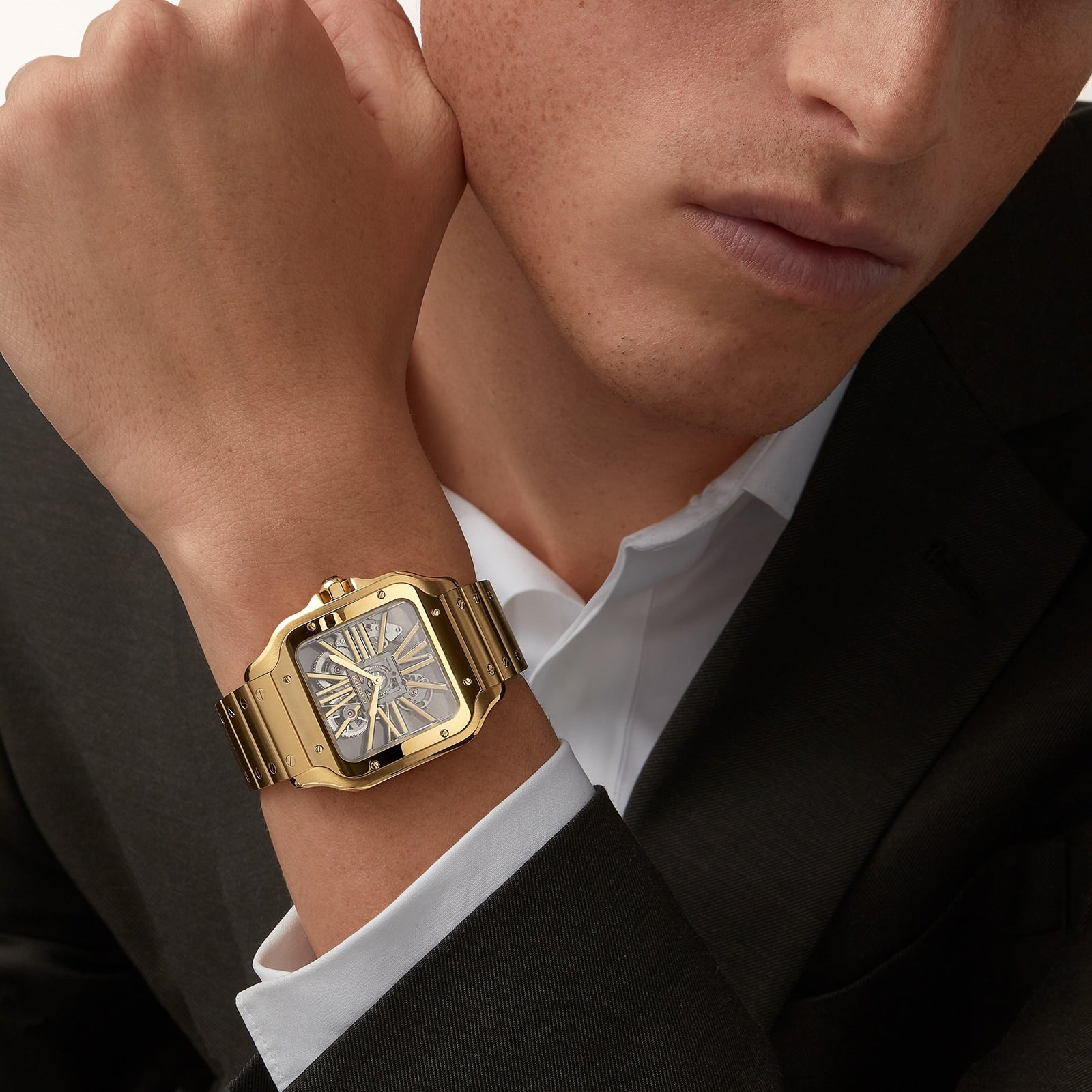 Cartier Santos de Cartier Skeleton Men's