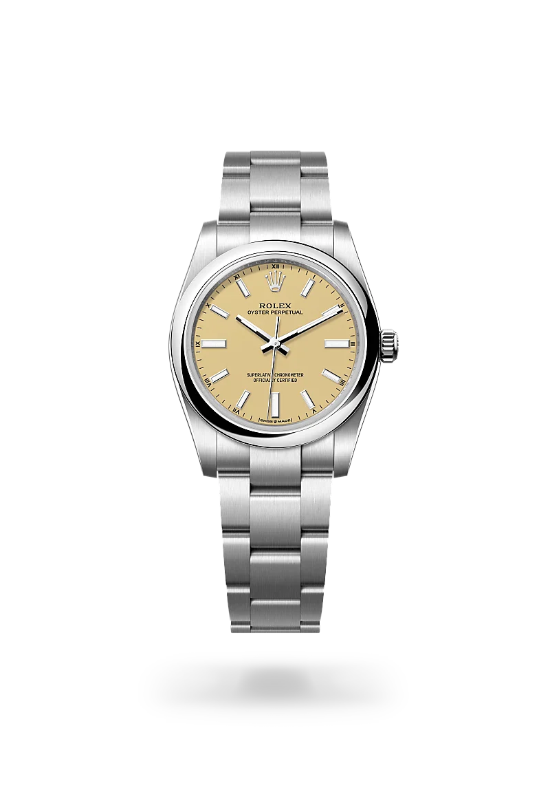 Rolex Oyster Perpetual 34 in Oystersteel, M124200-0007 | Walters & Hogsett