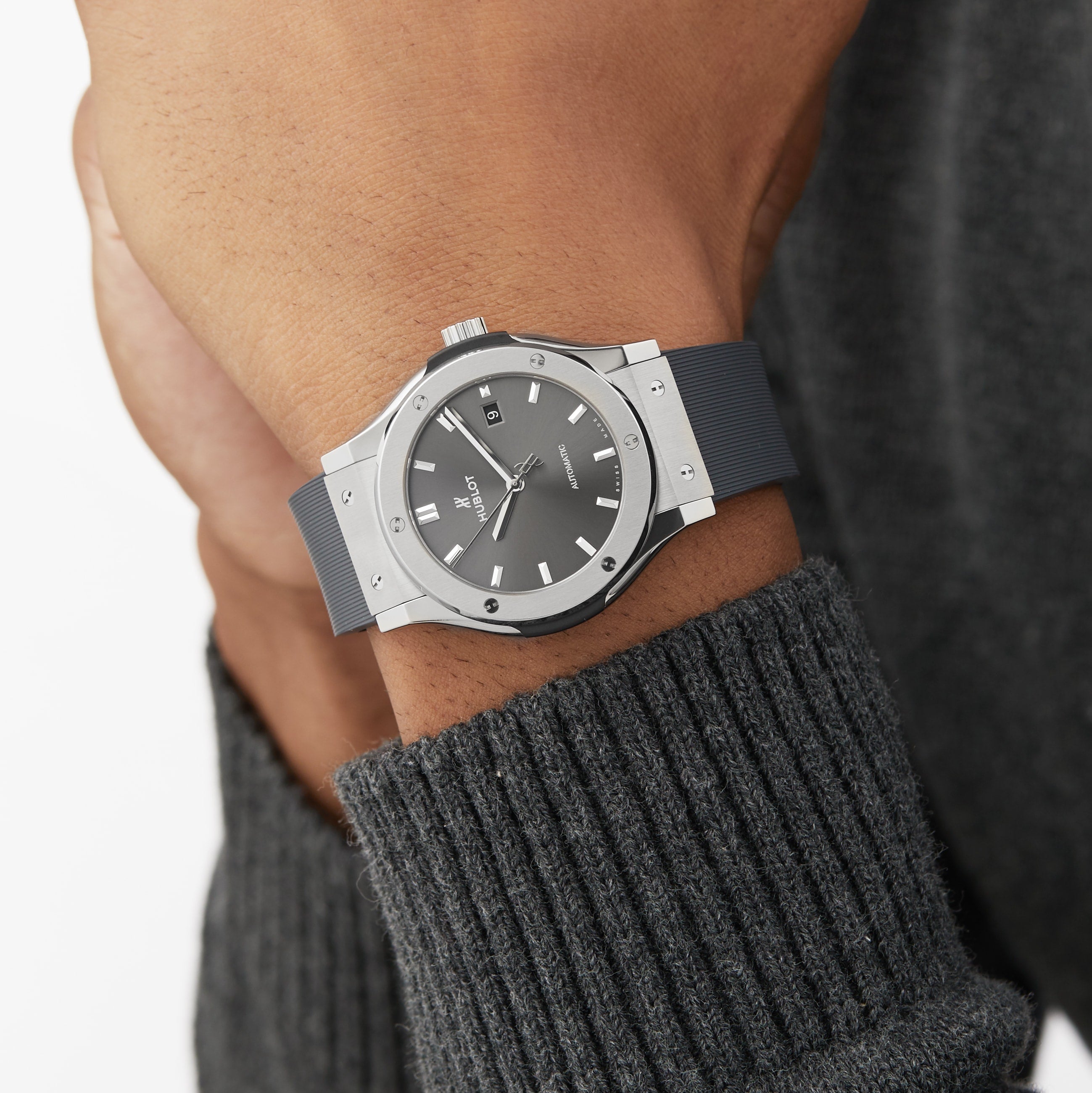 Hublot Classic Fusion Racing Grey Titanium Men's