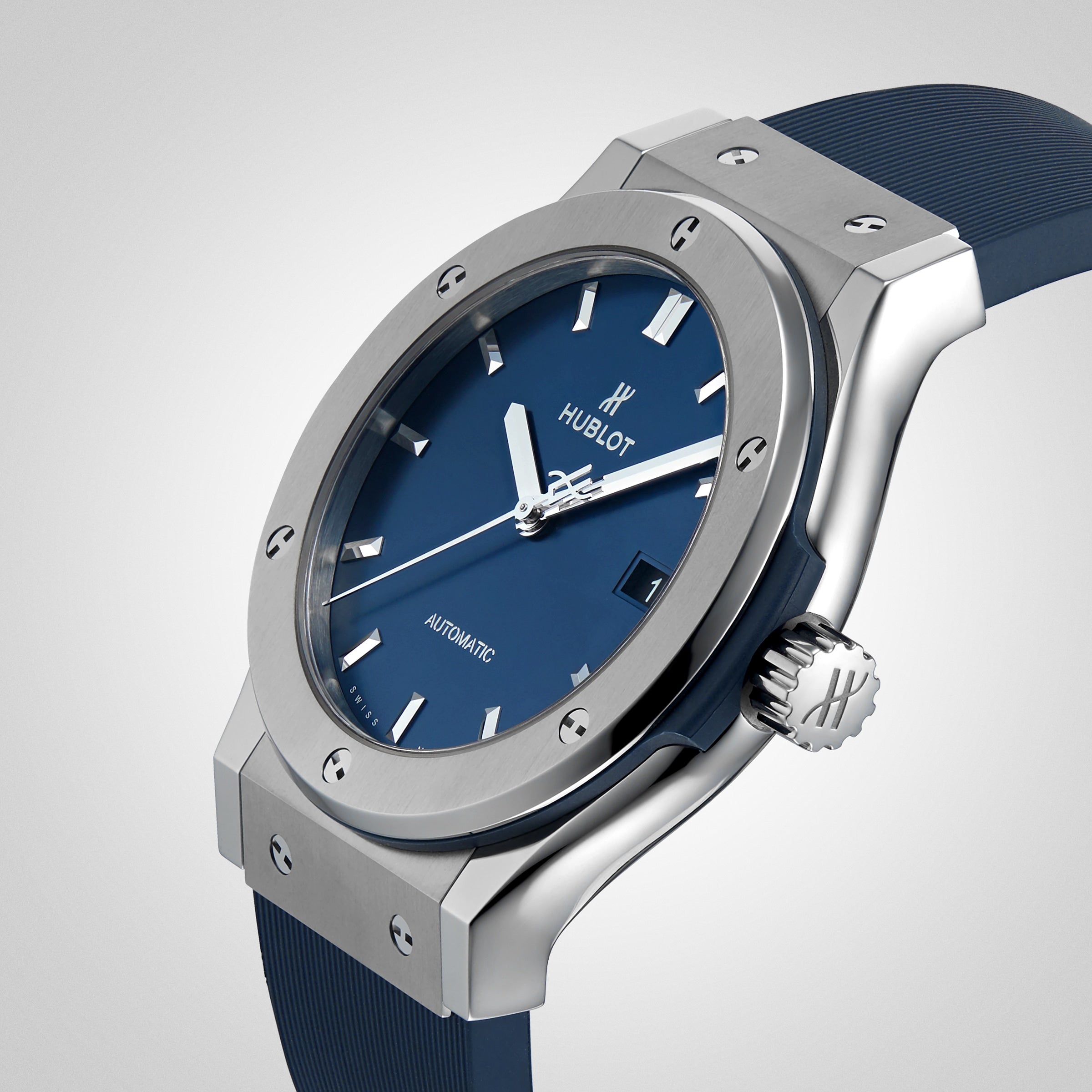 Hublot Classic Fusion Titanium Blue Men's