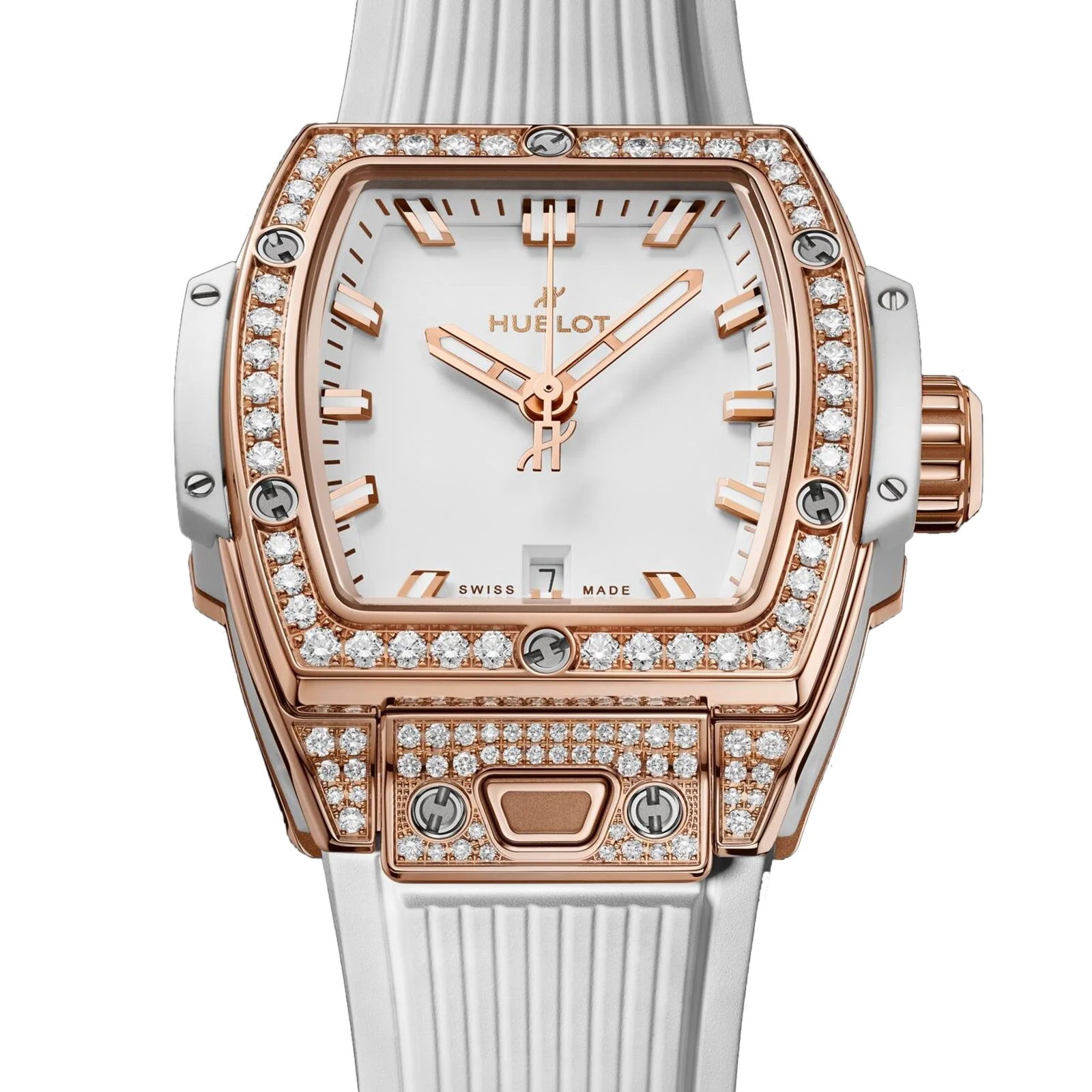 Hublot Spirit Of Big Bang King Gold White Pavé Women's