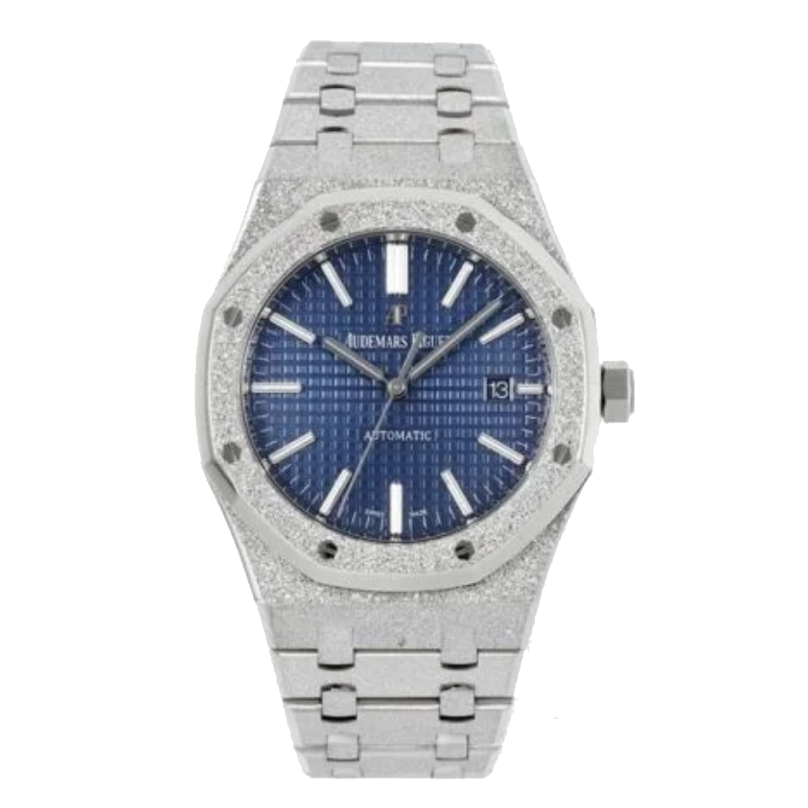 Frosted AP Blue Replica Audemars Piguet