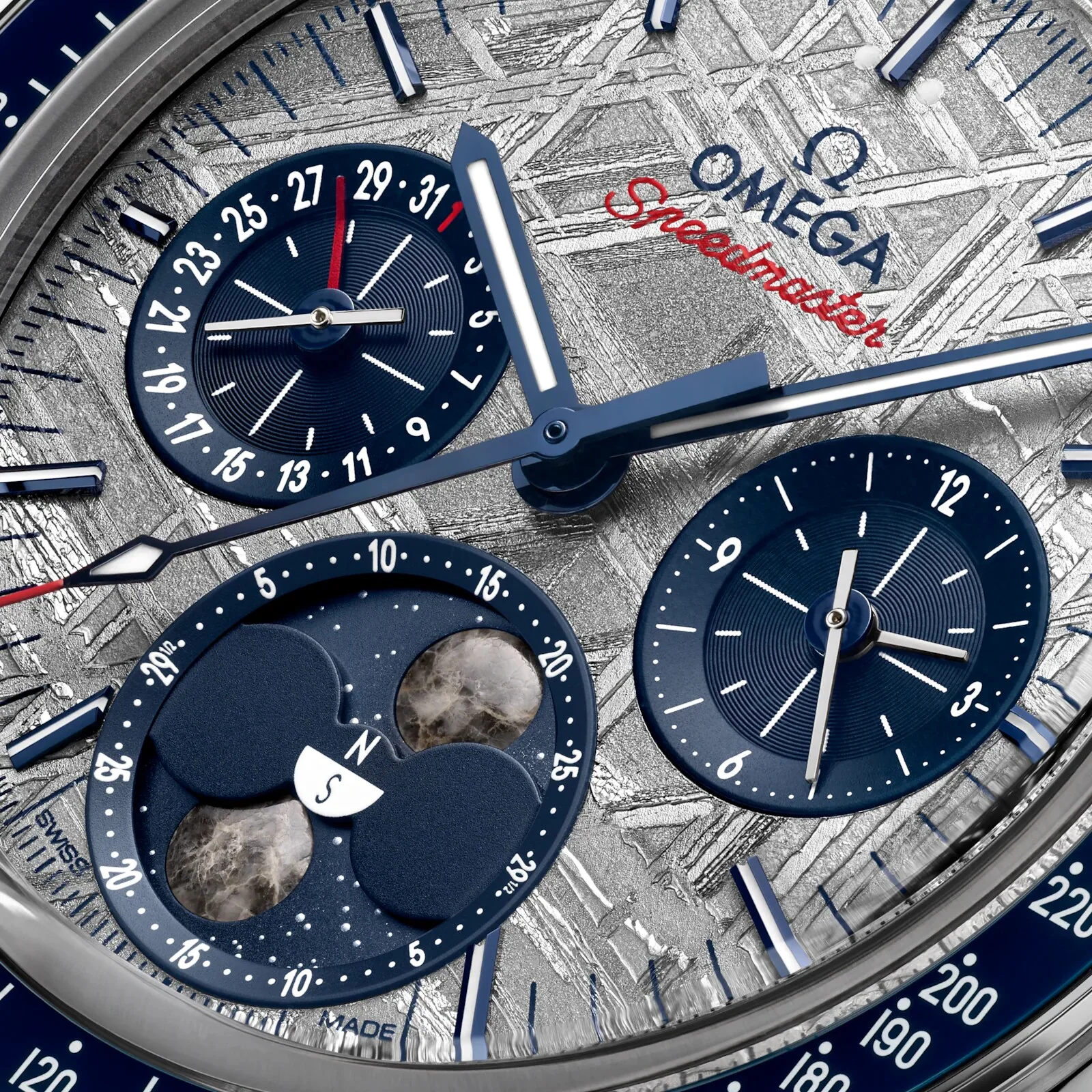 OMEGA Speedmaster Moonphase Meteorite Men's