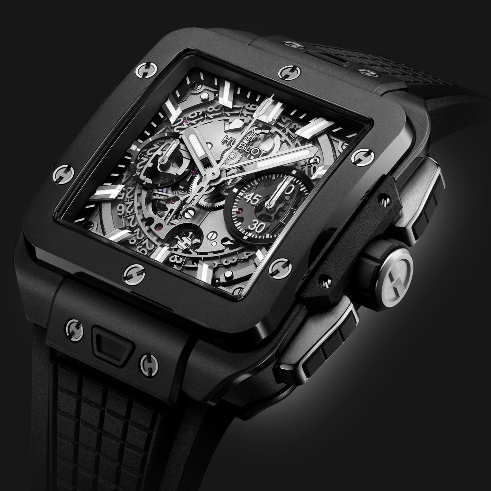 Hublot Square Bang Unico Black Magic Men's