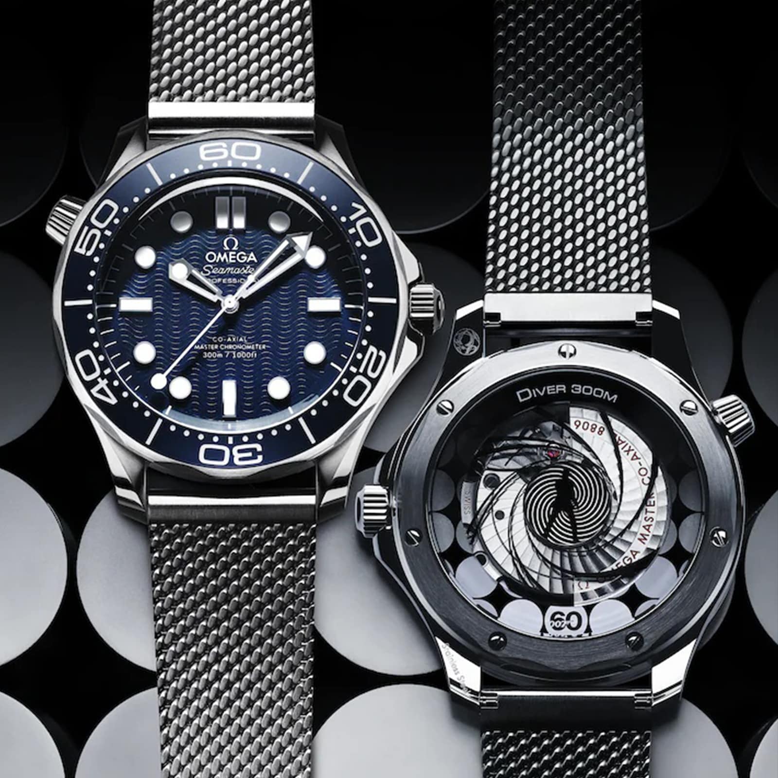 OMEGA Seamaster Diver 300M James Bond 007 60th Anniversary Men's