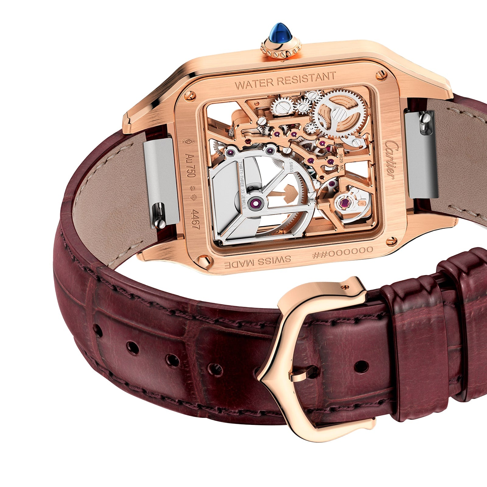 Cartier Santos-Dumont Skeleton with Micro-Rotor Men's