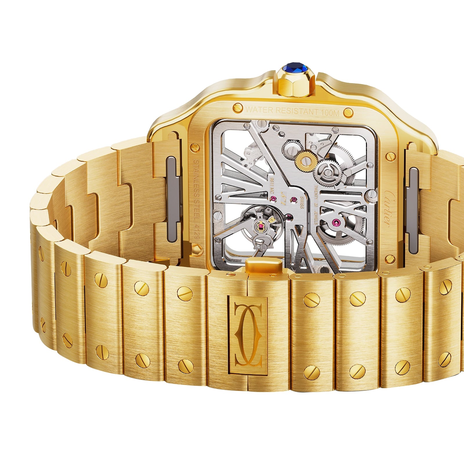 Cartier Santos de Cartier Skeleton Men's