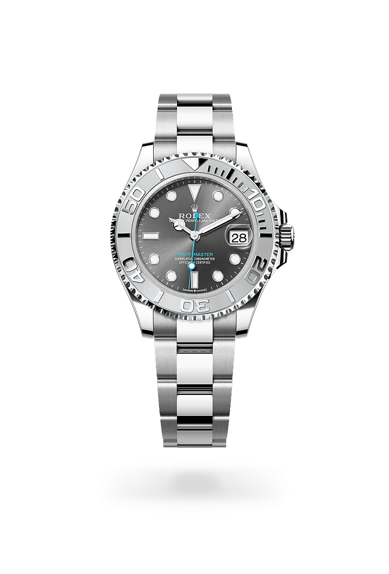 Rolex Yacht-Master 37 in Rolesium - combination of Oystersteel and platinum, M268622-0002 | Walters & Hogsett