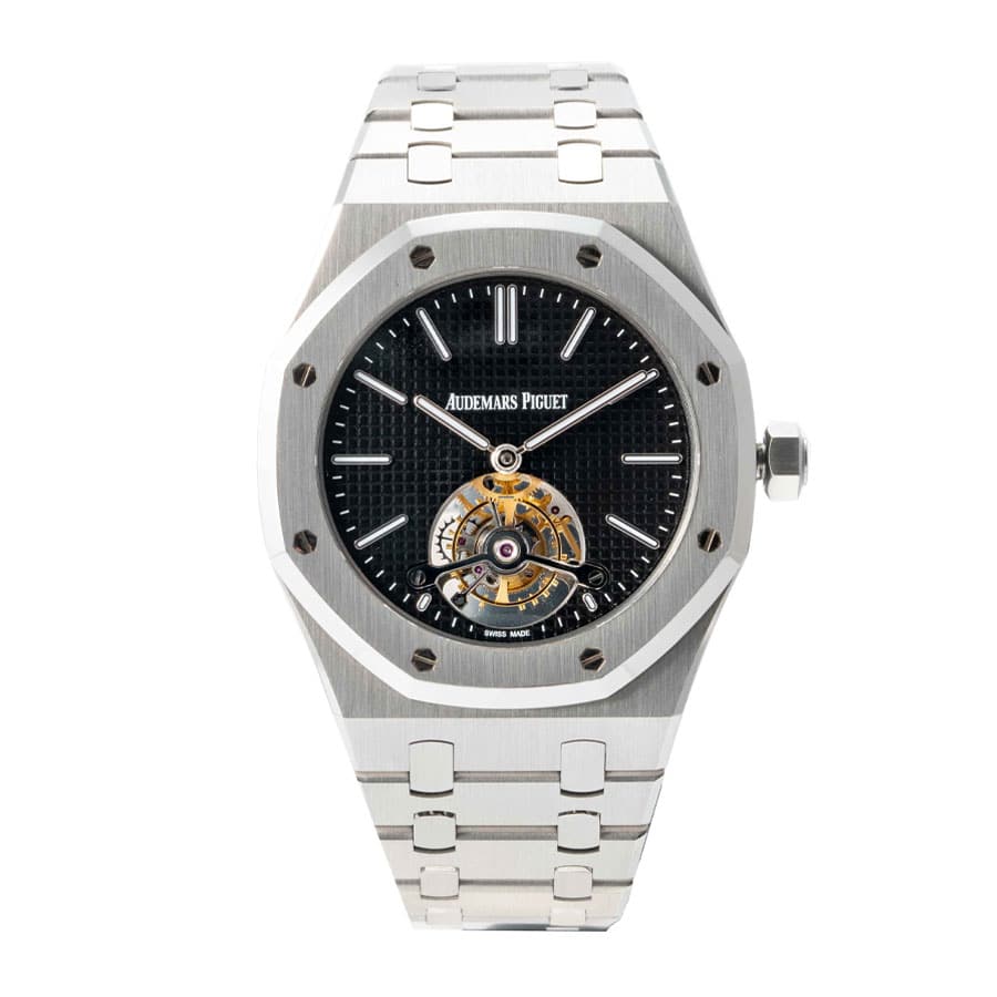 Royal Oak Tourbillon Black Replica Audemars Piguet