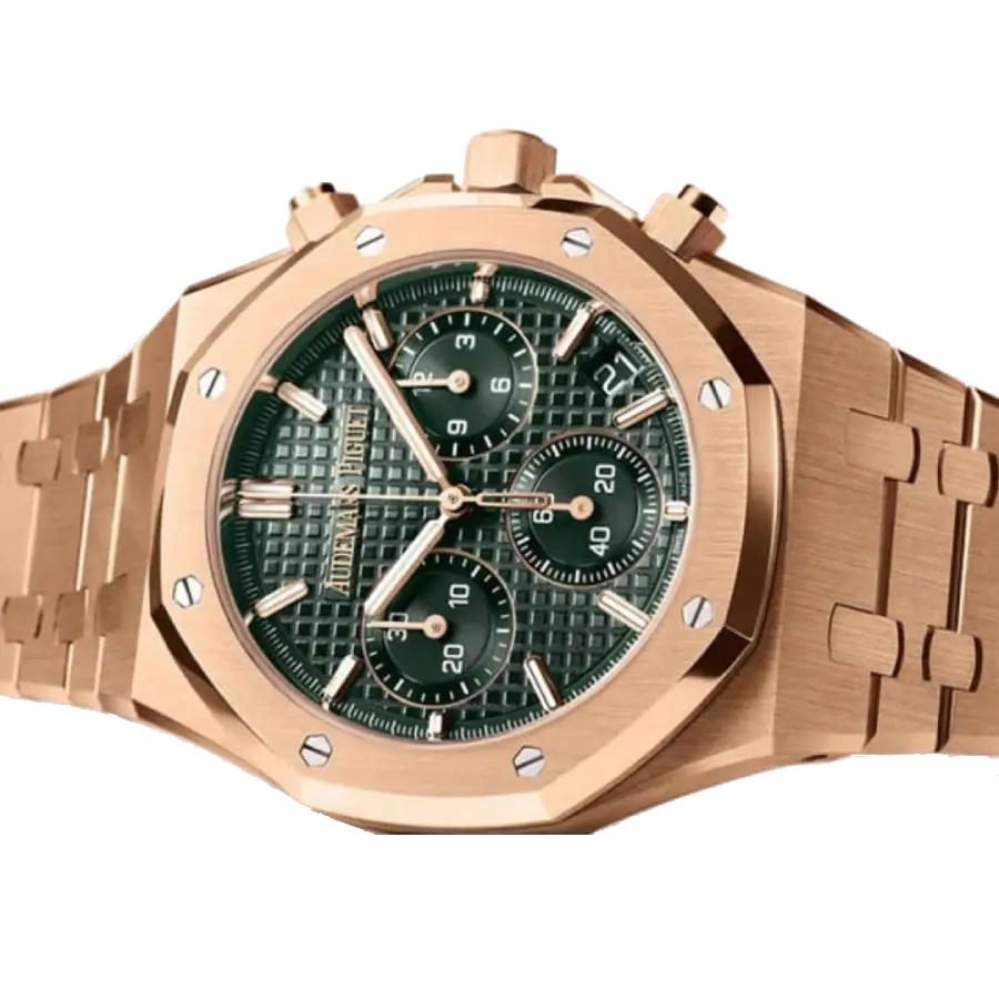 Audemars Piguet Royal Oak 26240OR.OO.1320OR.04 Rose Gold Green Dial Audemars Piguet