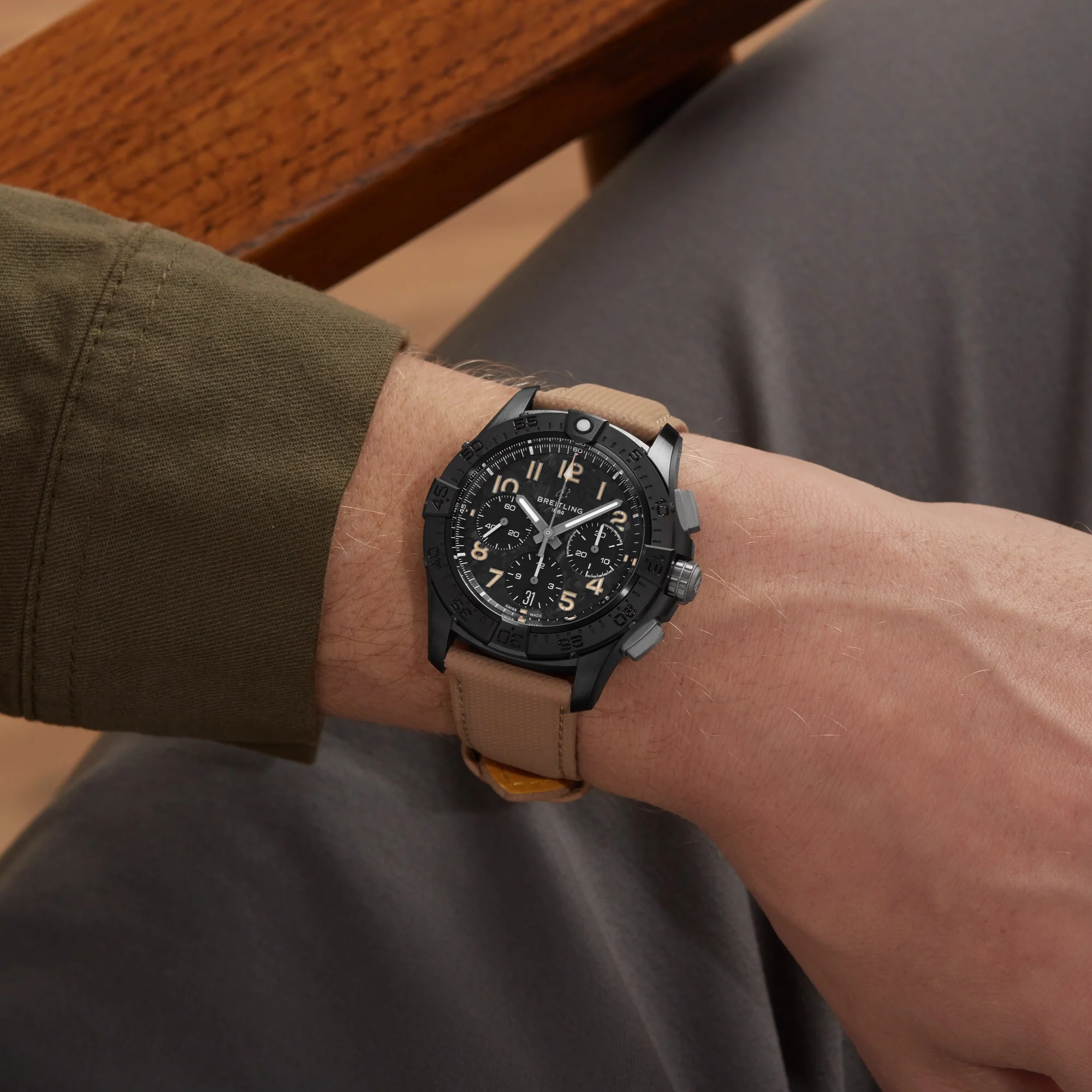 Breitling Avenger B01 Chronograph 42 Night Mission Men's