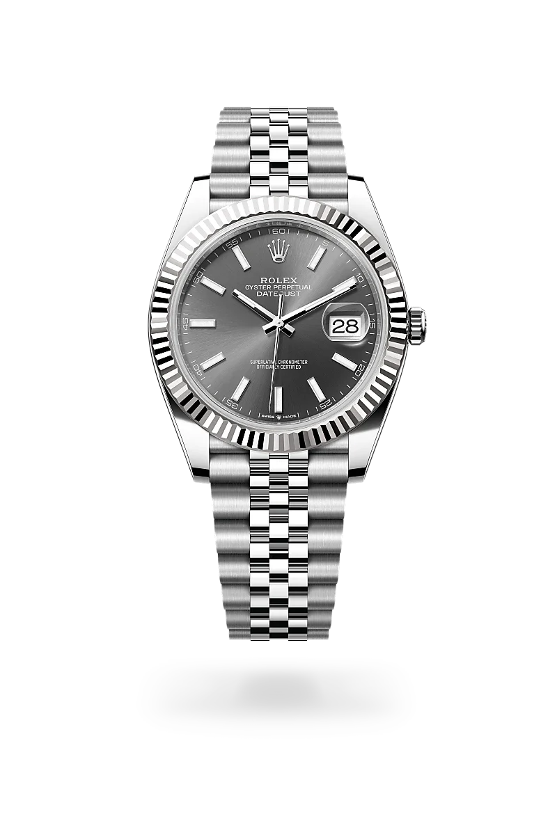 Rolex Datejust 41 in White Rolesor - combination of Oystersteel and white gold, M126334-0014 | Walters & Hogsett