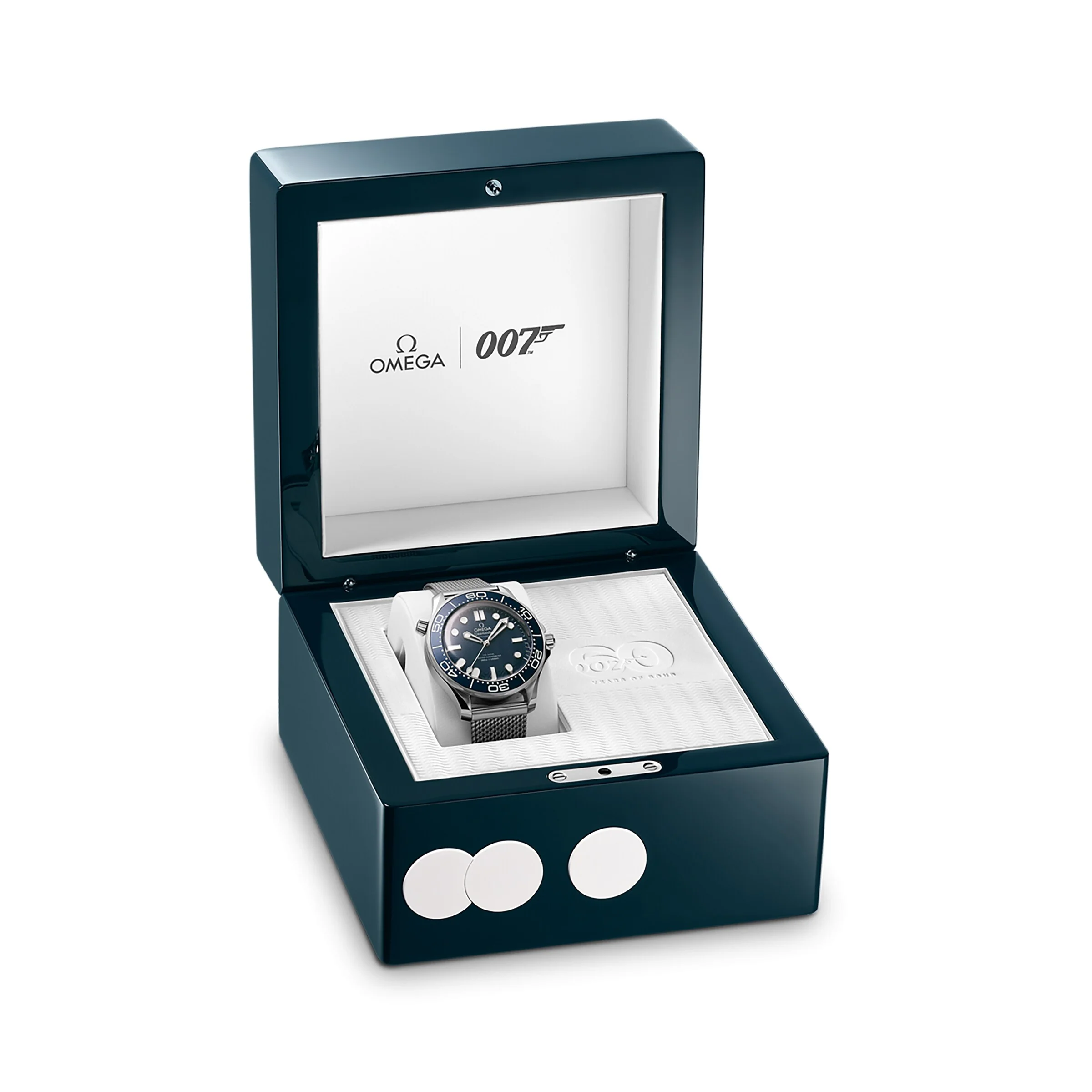 OMEGA Seamaster Diver 300M James Bond 007 60th Anniversary Men's