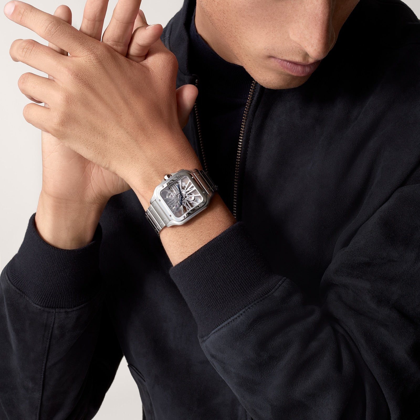 Cartier Santos de Cartier Skeleton Men's