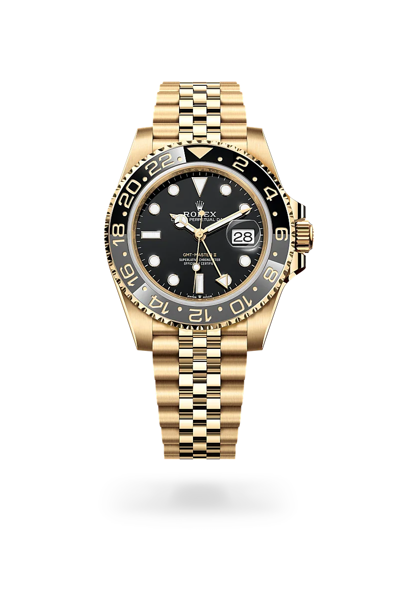 Rolex GMT-Master II in 18 kt yellow gold, M126718GRNR-0001 | Walters & Hogsett
