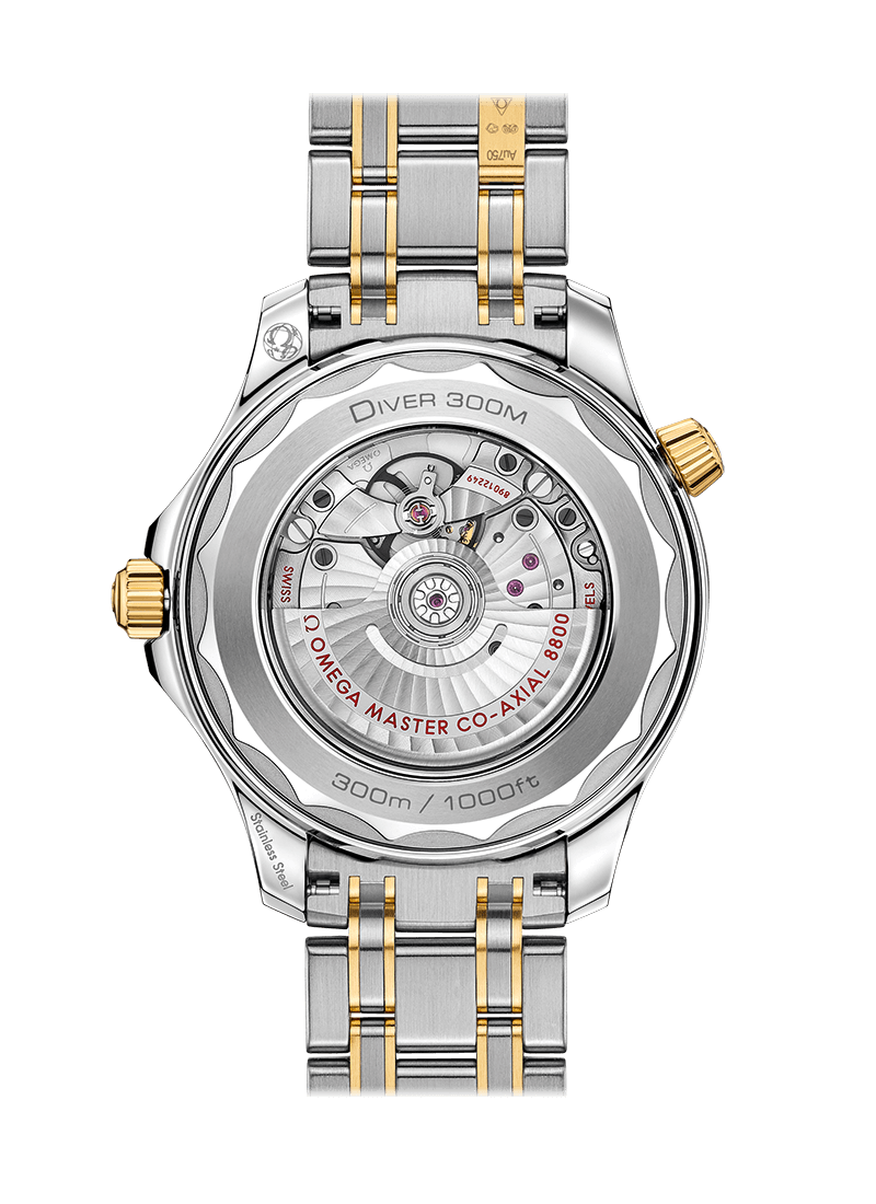 Seamaster Diver 300m Blue yellow gold 42mm
