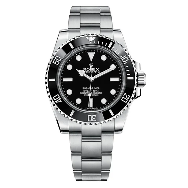 Submariner No Date Diver Watch Black Dial 40mm