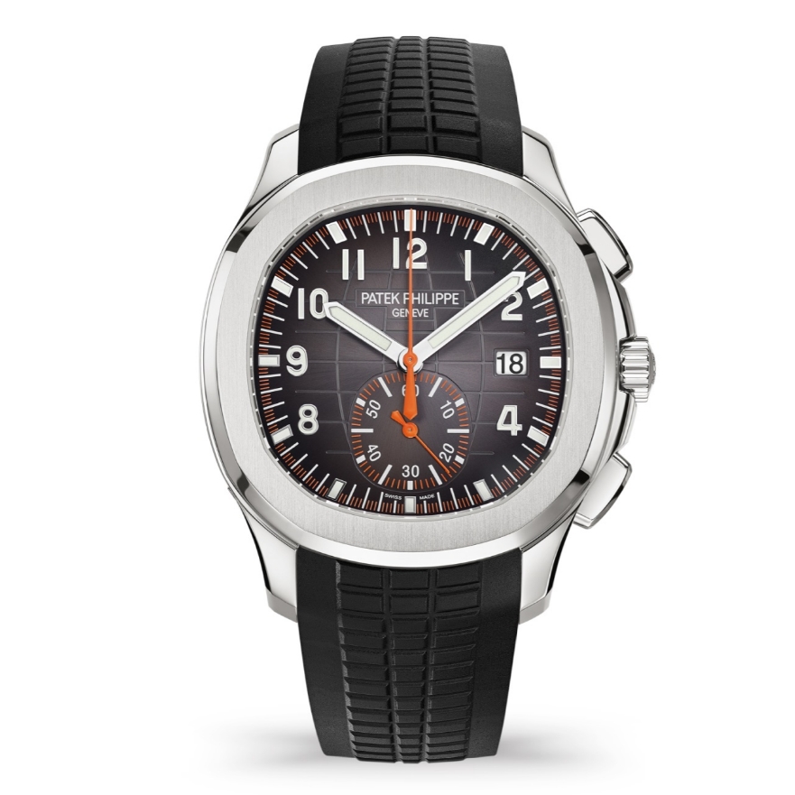 Patek Philippe Aquanaut Black Dial Automatic Men's Chronograph Watch 5968A-001