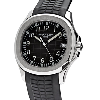 Patek Philippe Aquanaut Automatic Black Dial Stainless Steel Men's Watch 5167A-001