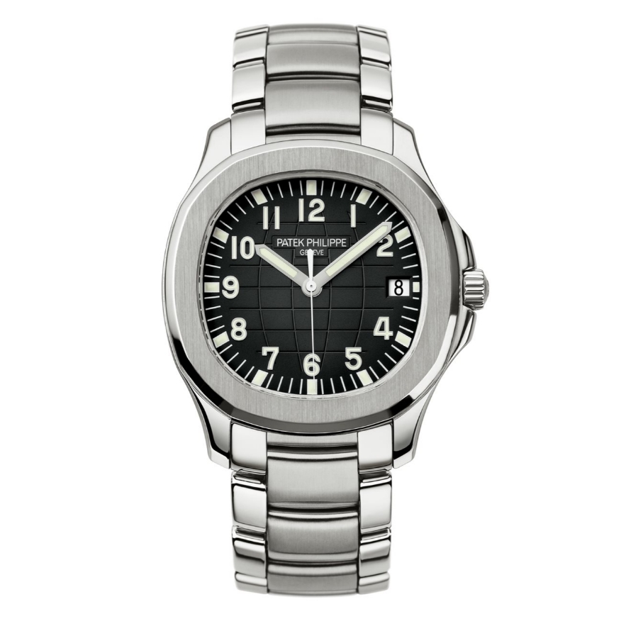 Patek Philippe Aquanaut Black Dial Stainless Steel Automatic Men's Watch 5167-1A 5167/1A