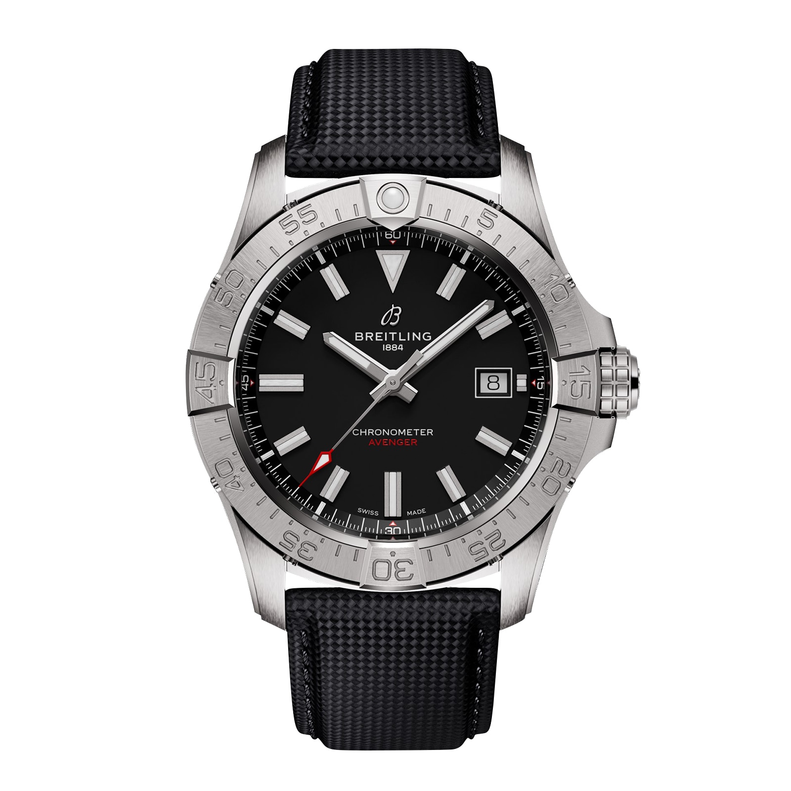 Breitling Avenger Automatic 42mm Black Leather