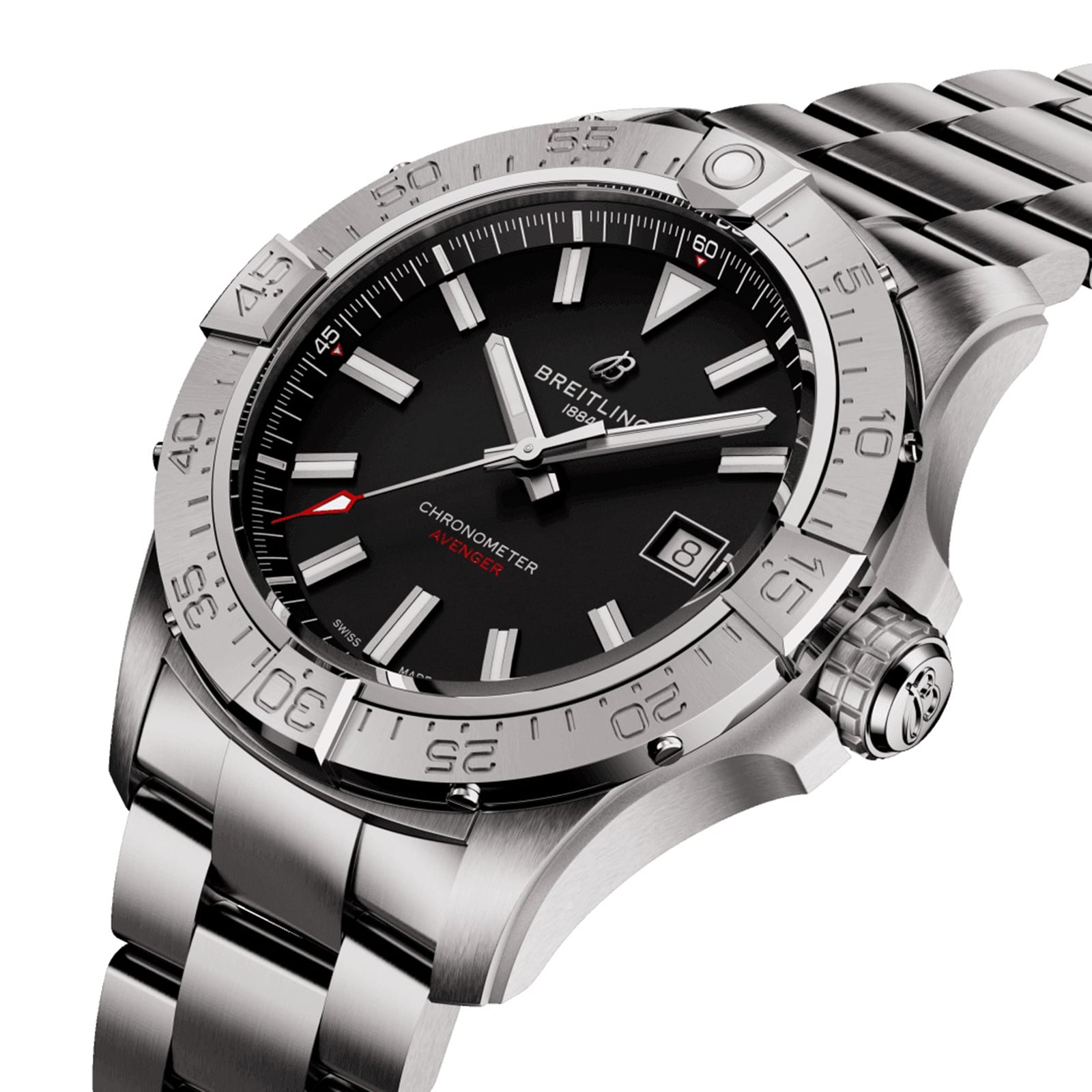 Breitling Avenger Automatic 42mm Black Stainless Steel