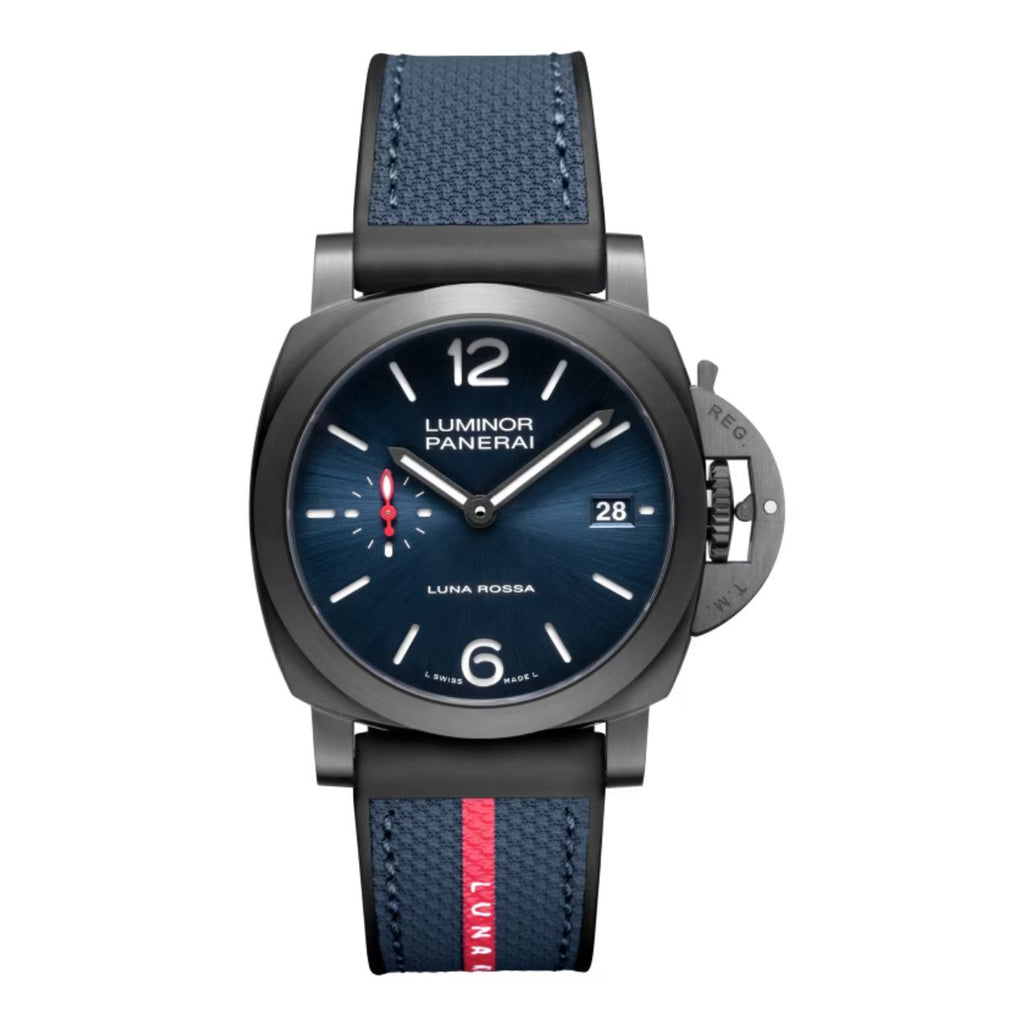 Luminor Quaranta Steel DLC Luna Rossa 44mm